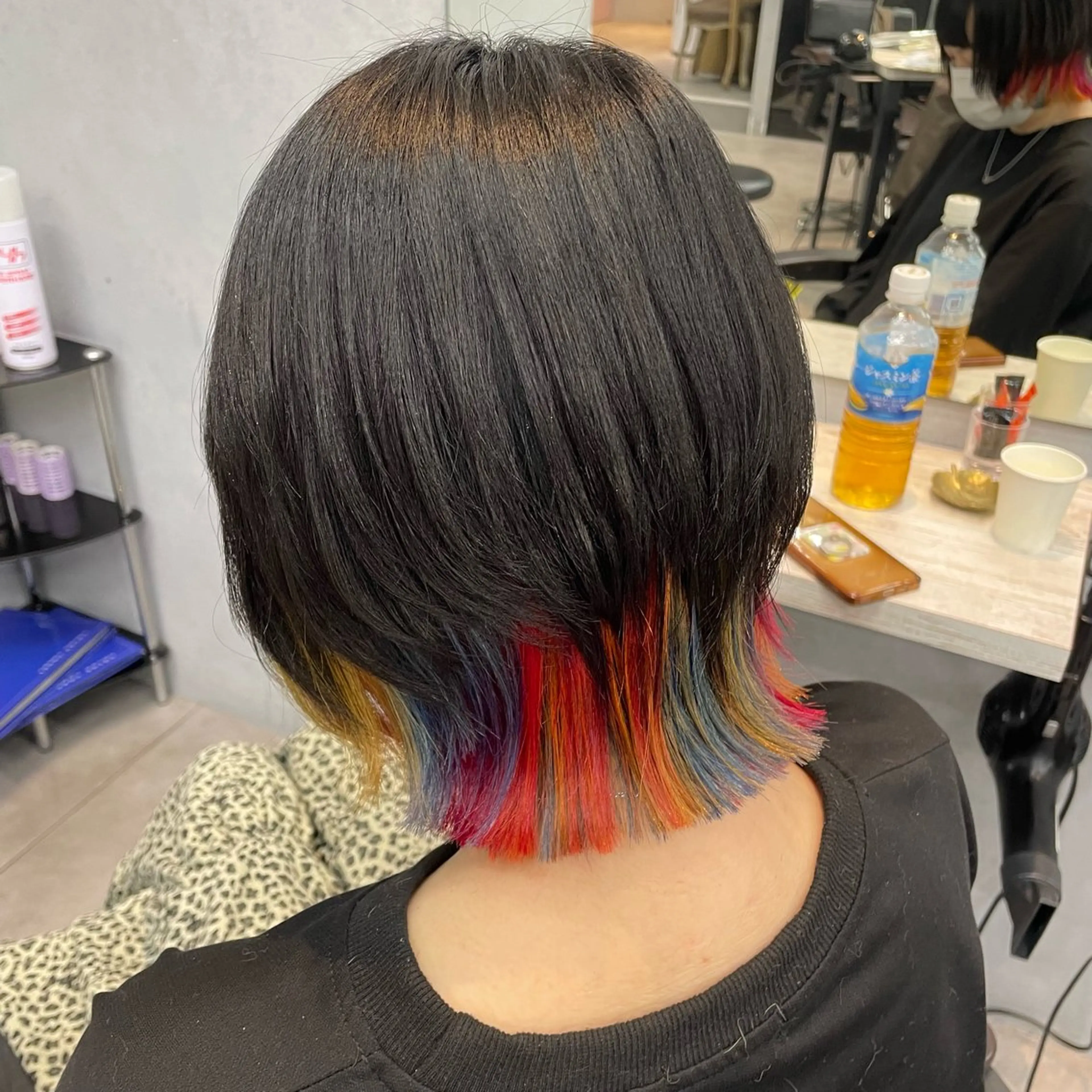 ミディアム カット ヘアカラー 🫧艶髪/ブリーチ 🐳honami🫧のヘアスタイル