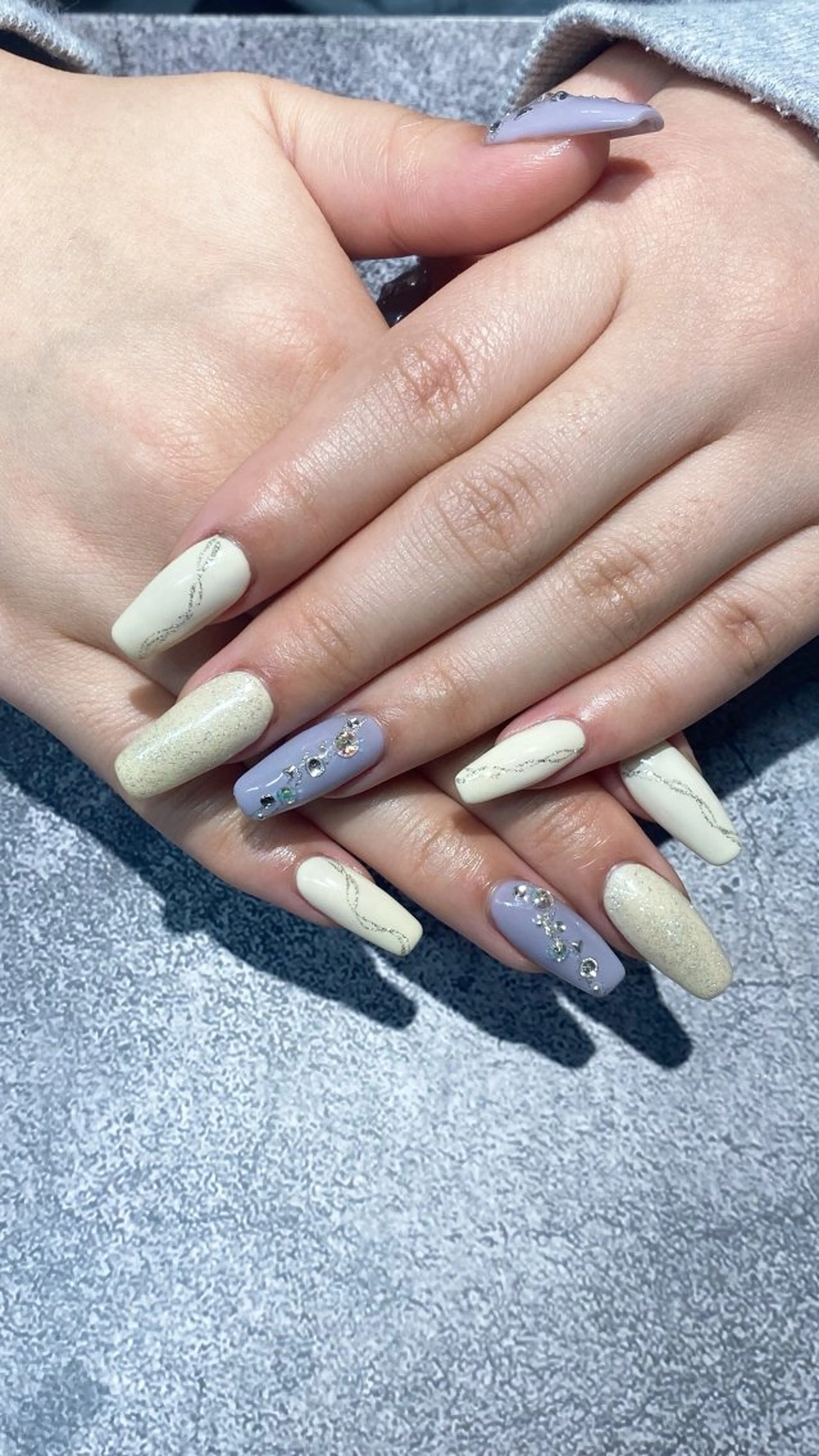 ネイル 長さ出し ジェルネイル スカルプネイル MILImili nailのネイルデザイン