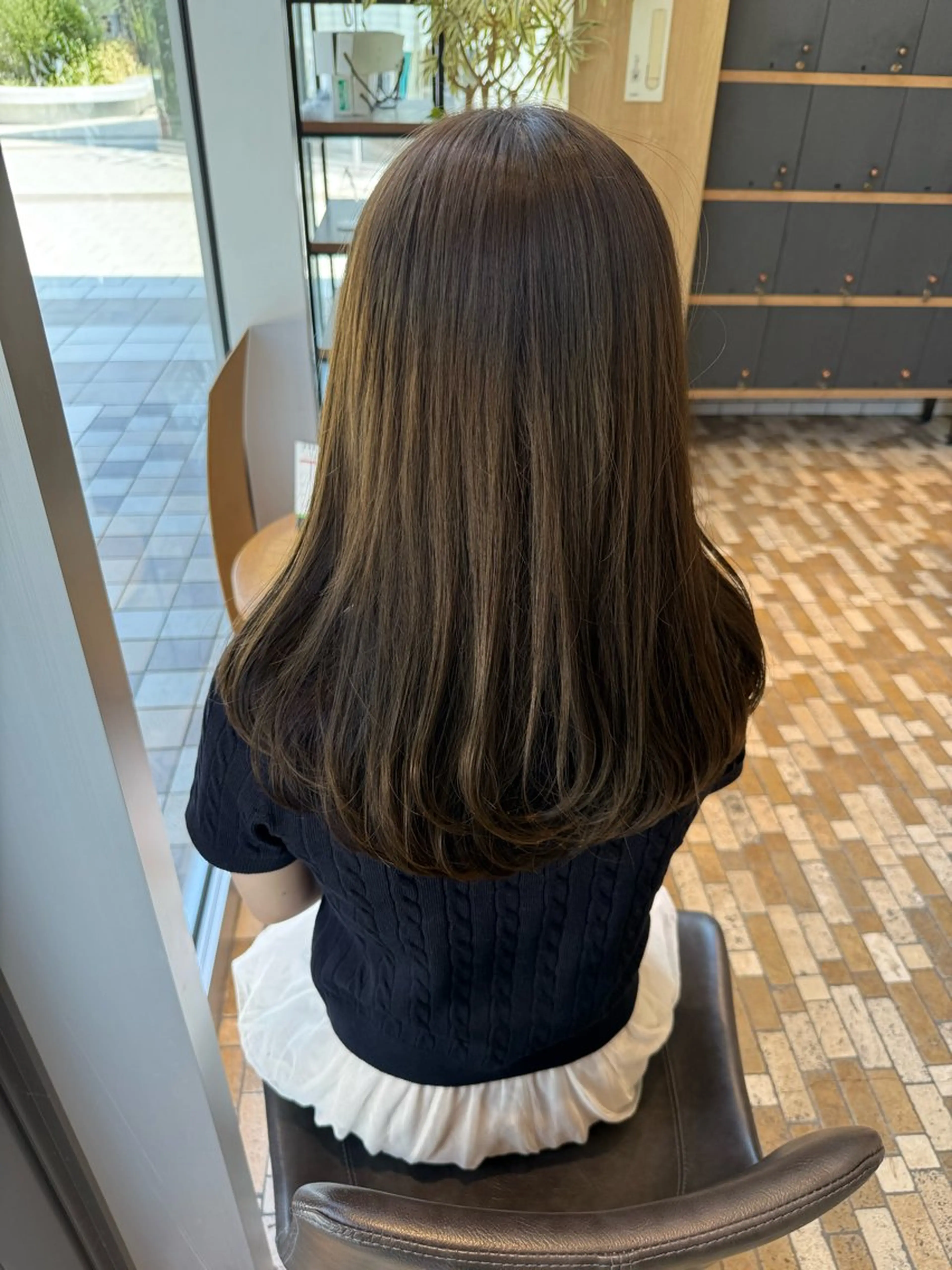 ロング レイヤーカット カット ヘアカラー レイヤーカット /momocaのヘアスタイル