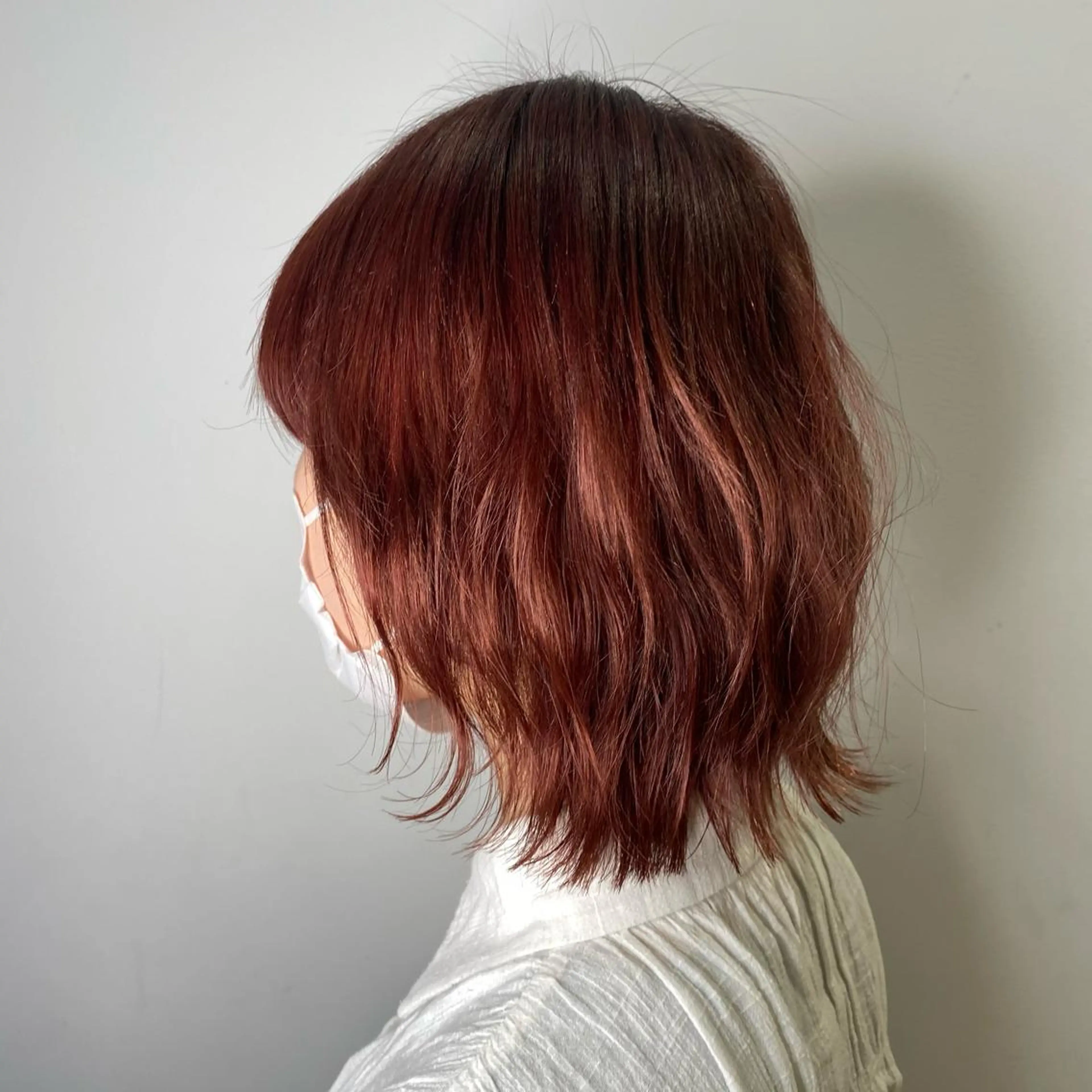 ショート カラー カット ヘアカラー トリートメント 酸スト/フェザー パーマ/三谷海斗のヘアスタイル