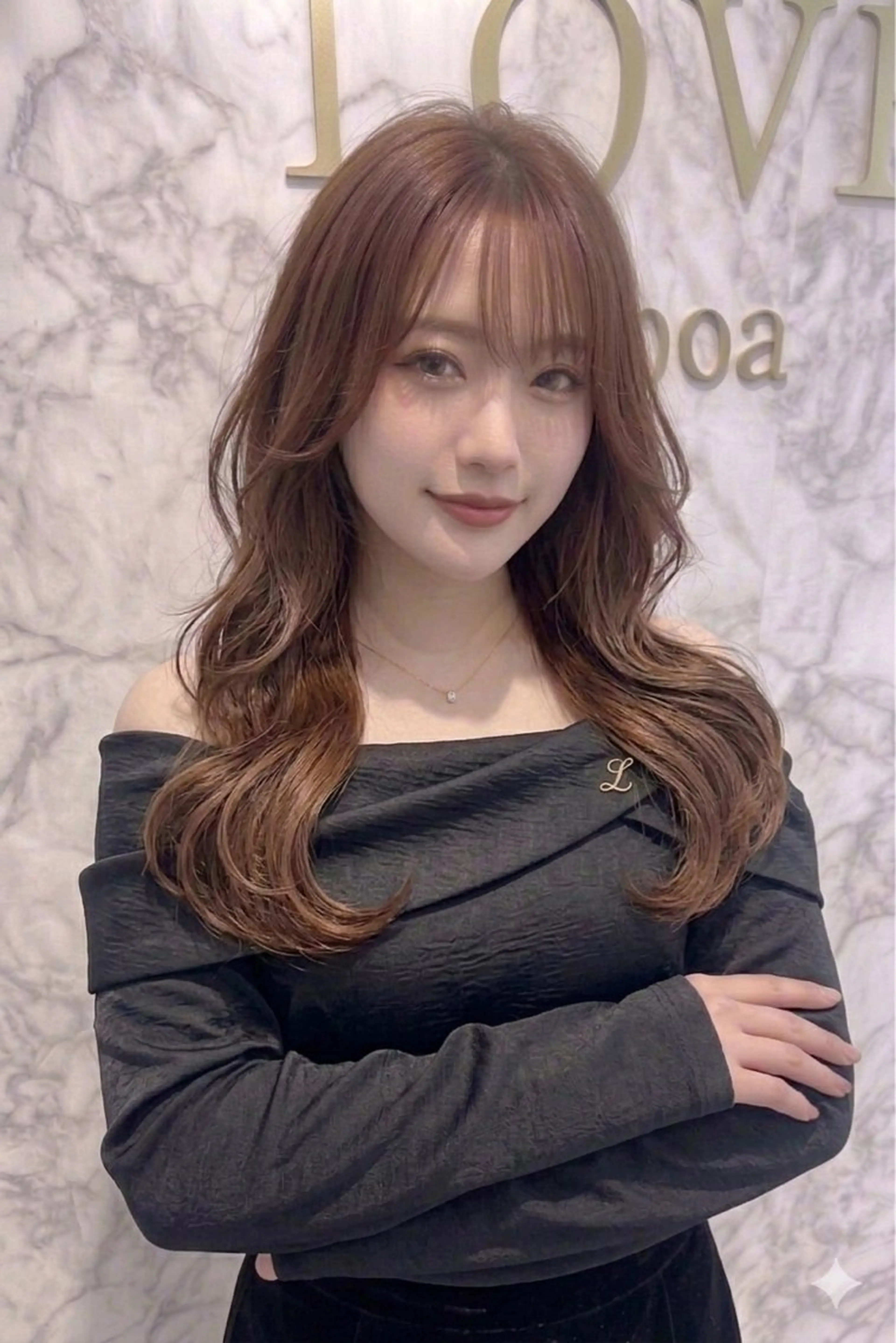 セミロング カラー カット ヘアカラー 🍒しの🍒 カット/艶カラーのヘアスタイル