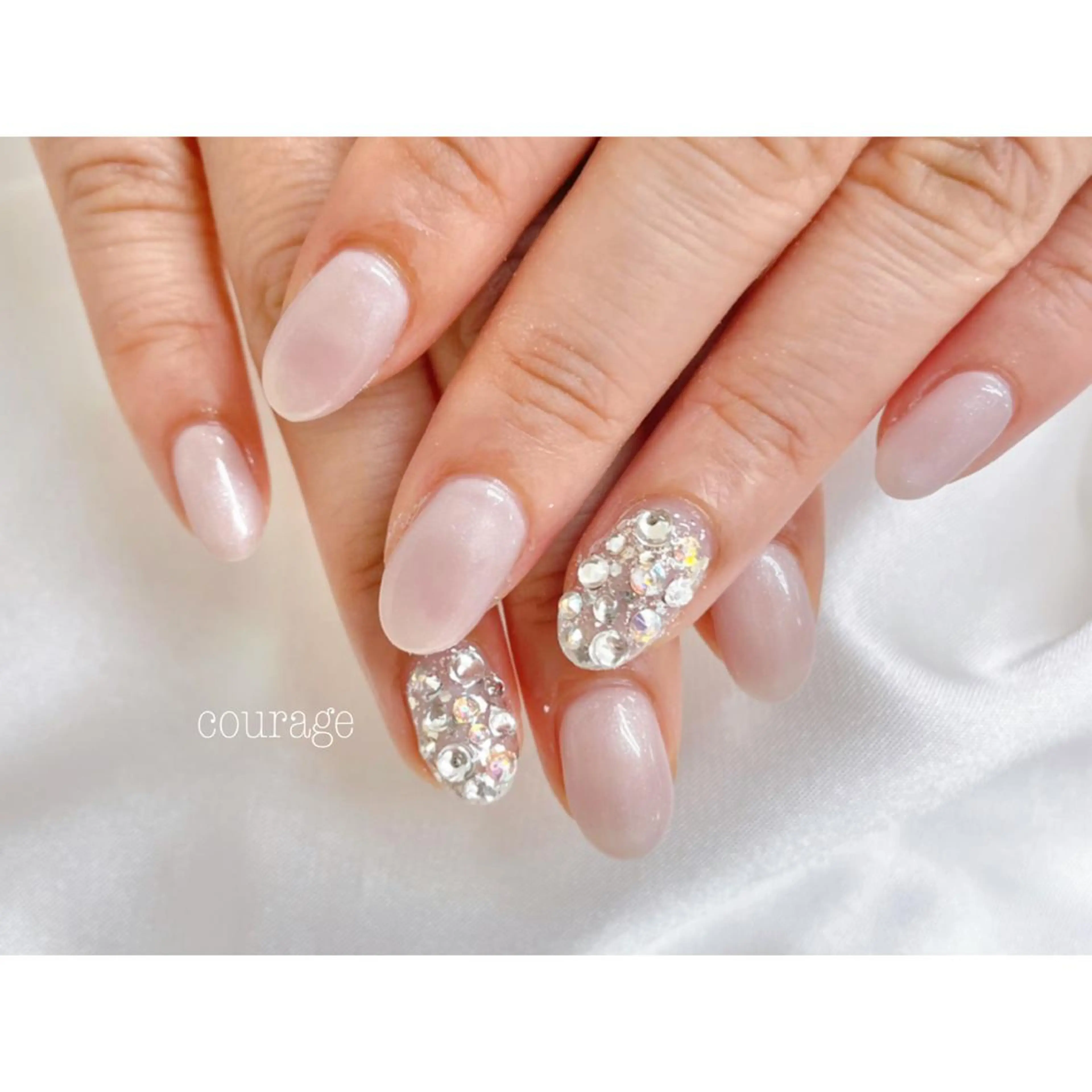 ネイル ピンク ネイルサロンcourage所属・ネイルサロン courageのネイルデザイン