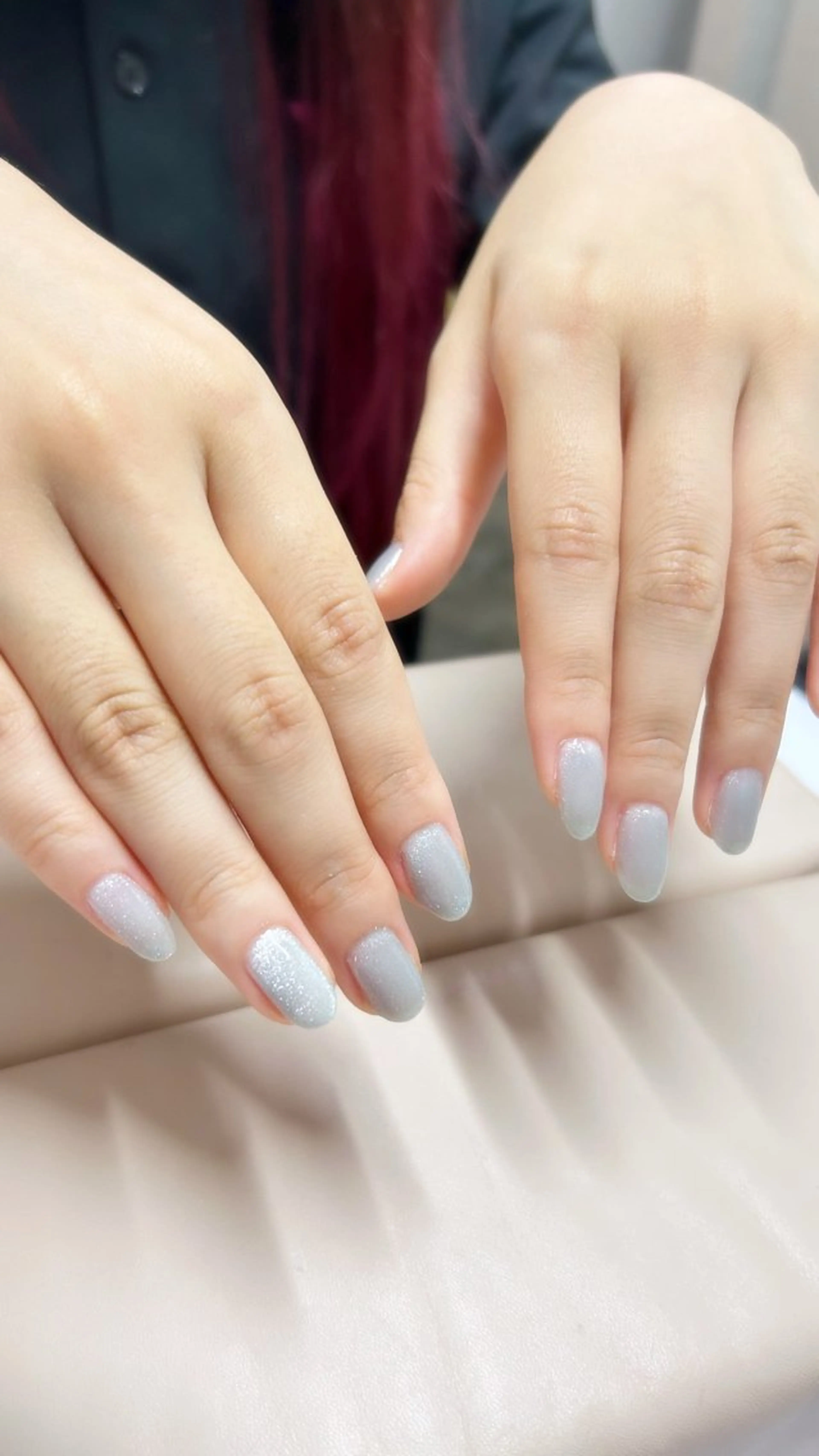 ネイル 水色 マグネットネイル Minyon所属・KATAHIRA RIKOのネイルデザイン