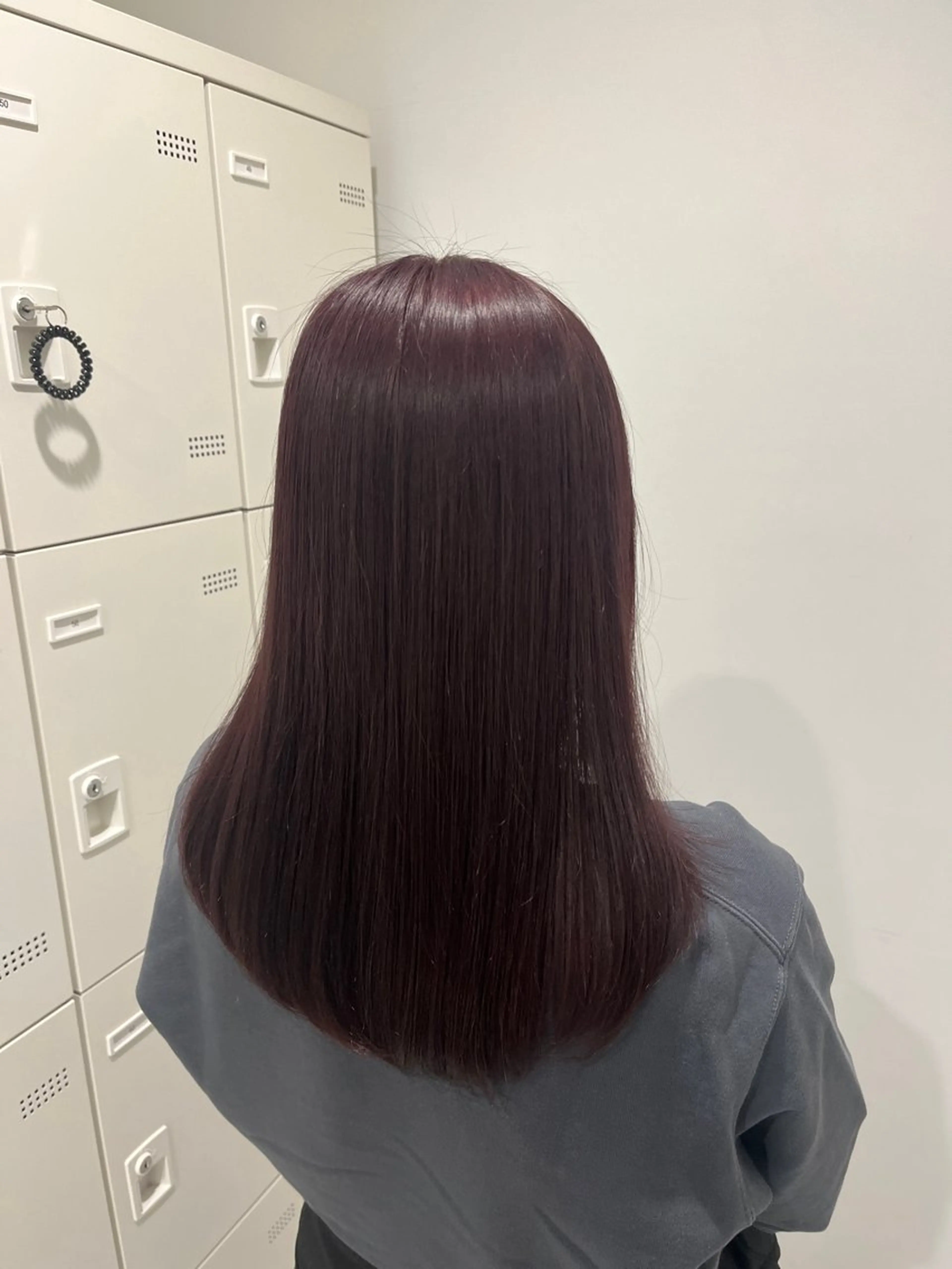 セミロング カラー ヘアアレンジ ヘアカラー 🎀Girly艶髪カ ラー🎀Harukaのヘアスタイル