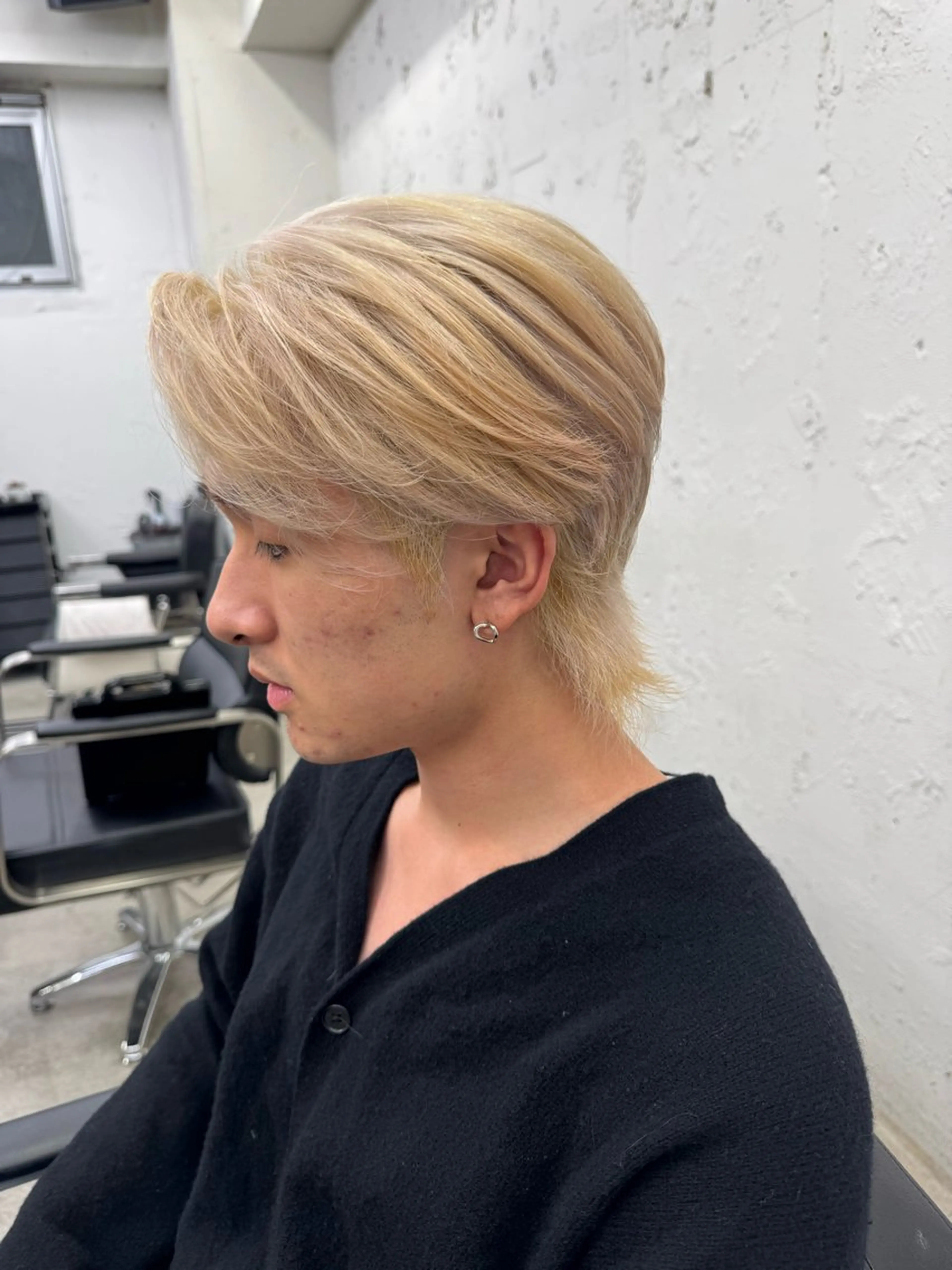 ミディアム カラー メンズ メンズブリーチ ブリーチ 抜きっぱなしブロンド ブロンド カット ヘアカラー トリートメント 💈メンズ特化💈 TASUKUのヘアスタイル