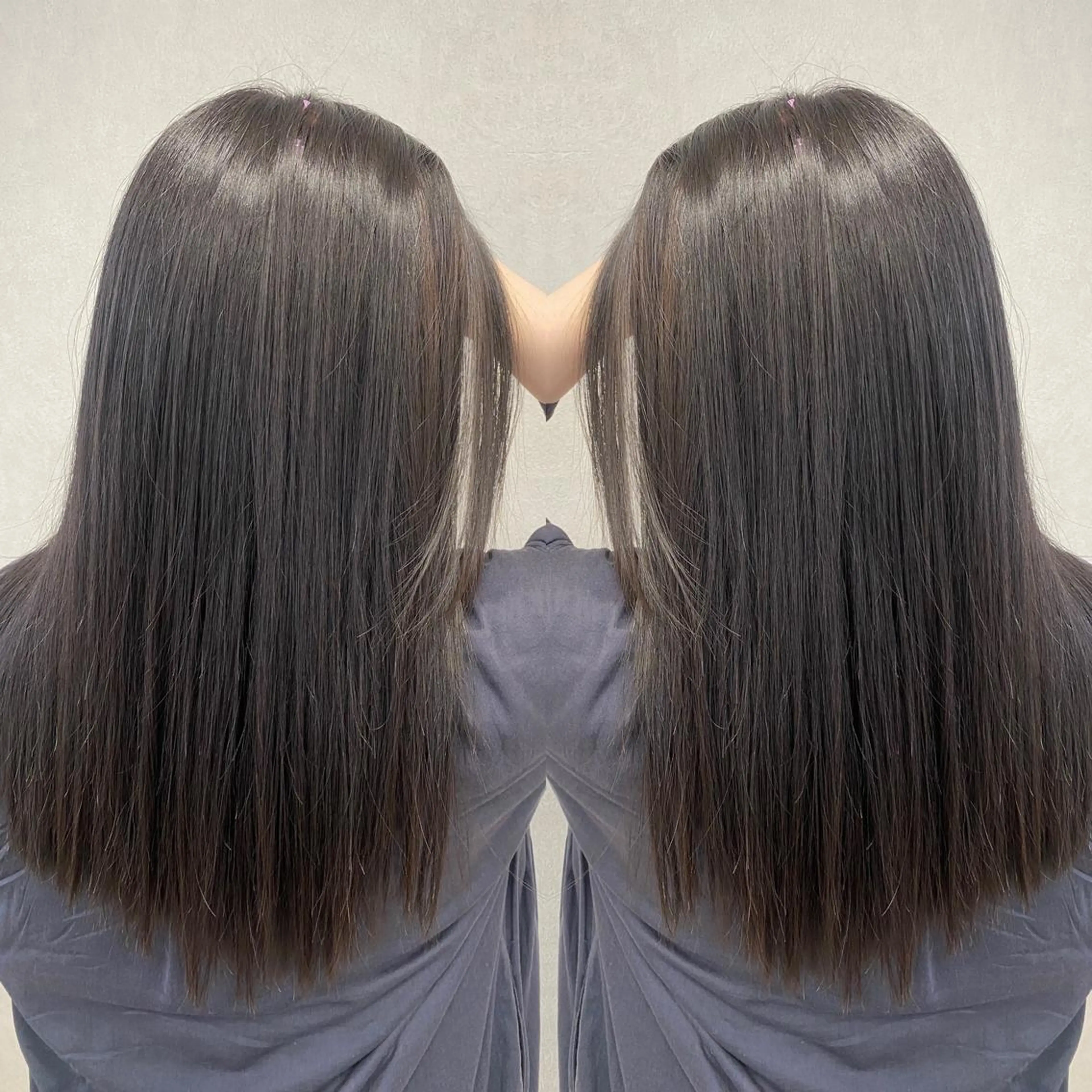 ロング カット トリートメント ヘッドスパ tocca 💜石田愛結💜のヘアスタイル