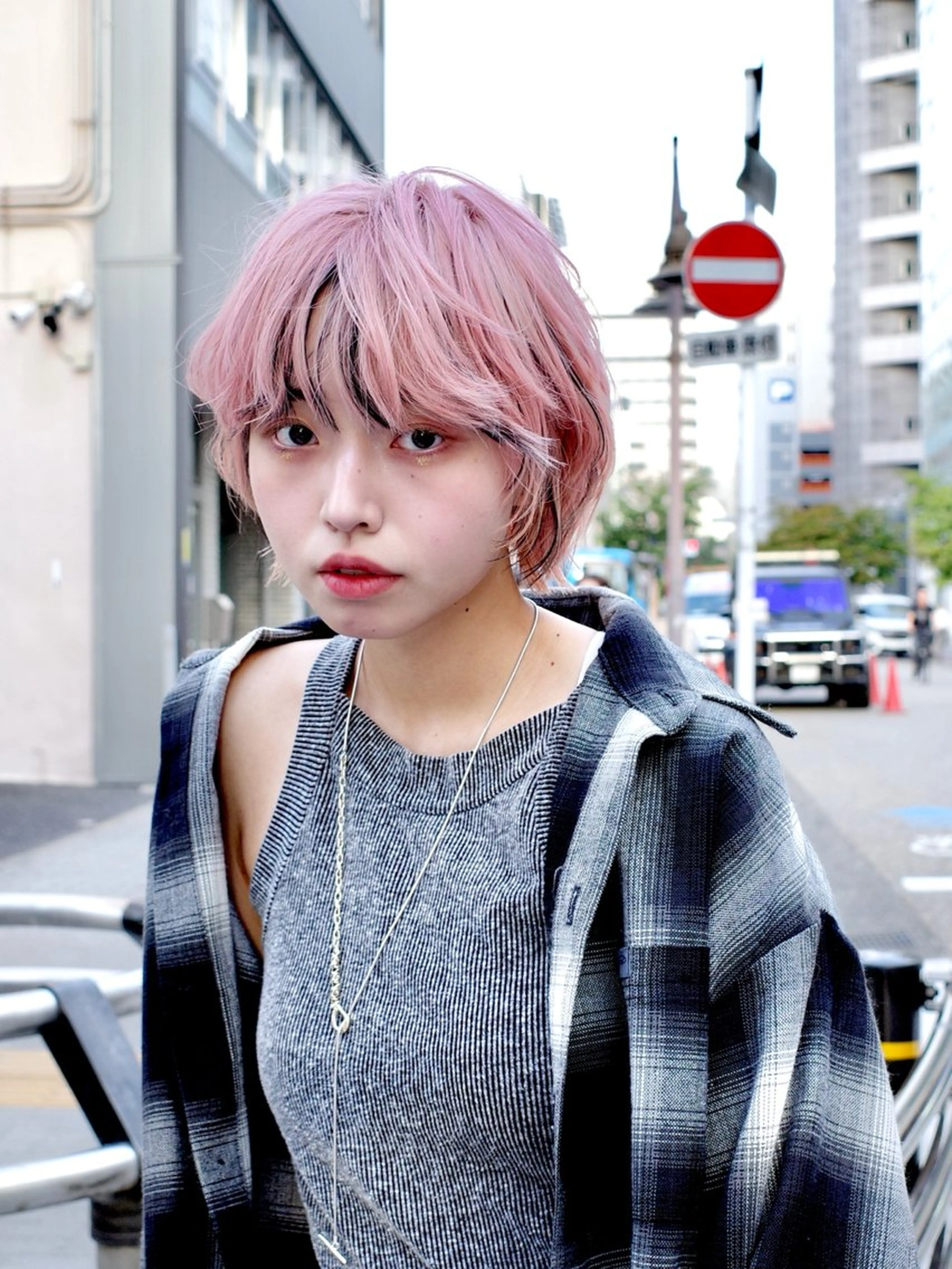 ショート カラー デザインカラー ハイトーンカラー ピンクカラー ショートヘア カット ヘアカラー トリートメント ハイトーン/レイヤー /ウルフ⭐️永田⭐️のヘアスタイル