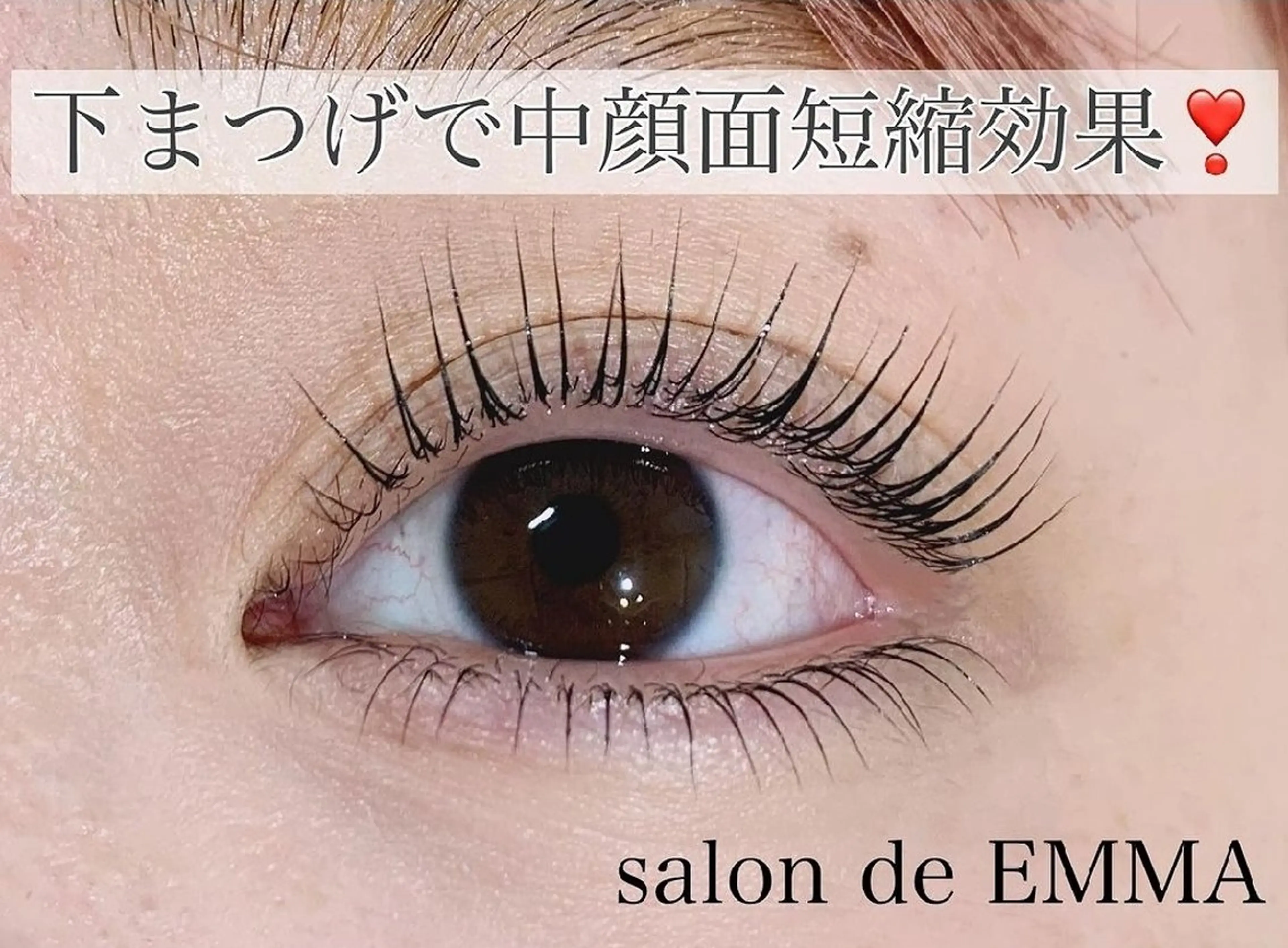 マツエク・マツパ 下まつげエクステ マツパ EMMA plus．のマツエク・マツパデザイン