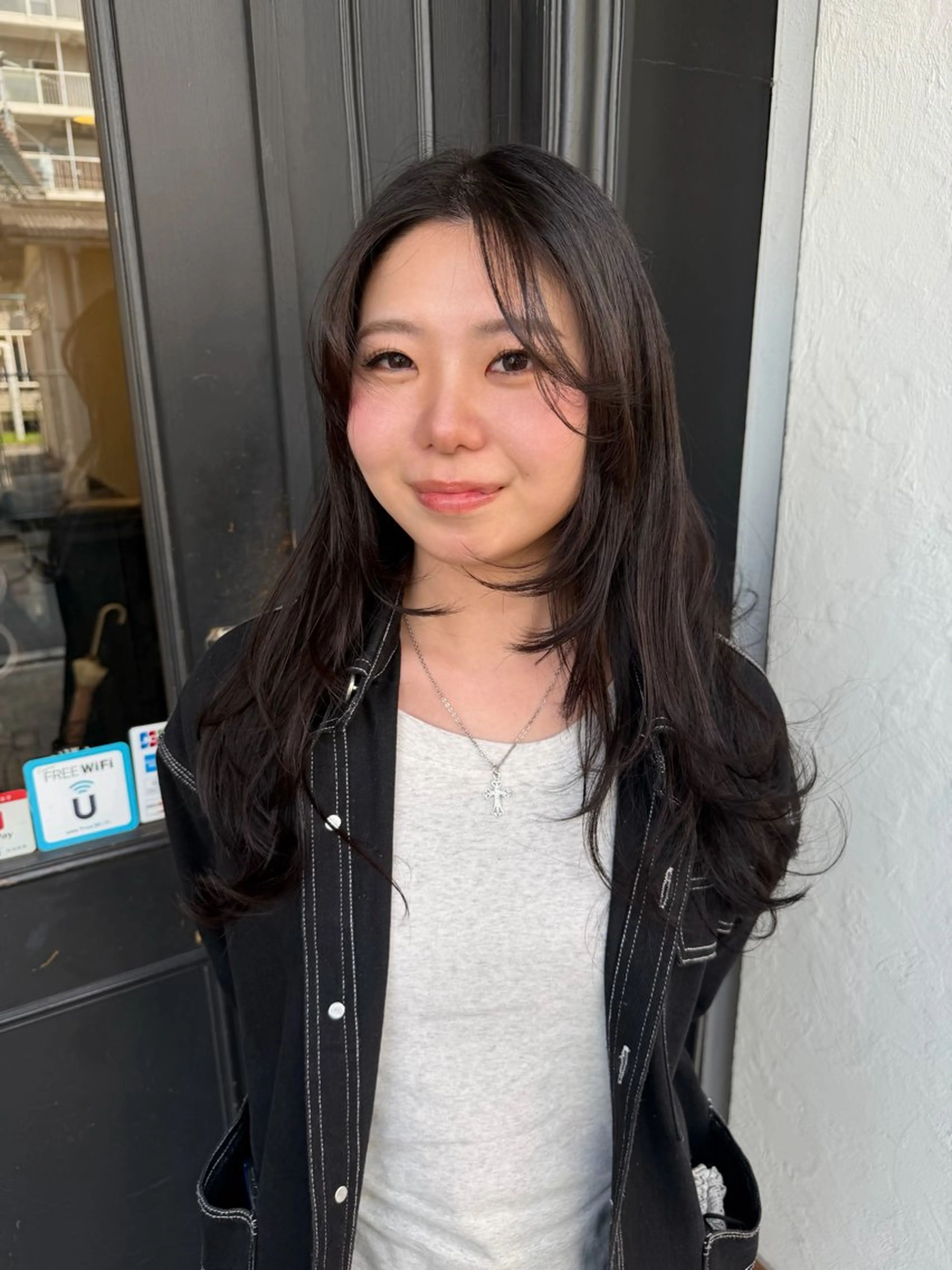 ロング カラー ハッシュカット ロング カット ヘアカラー Karin trスタイリスト🥀のヘアスタイル