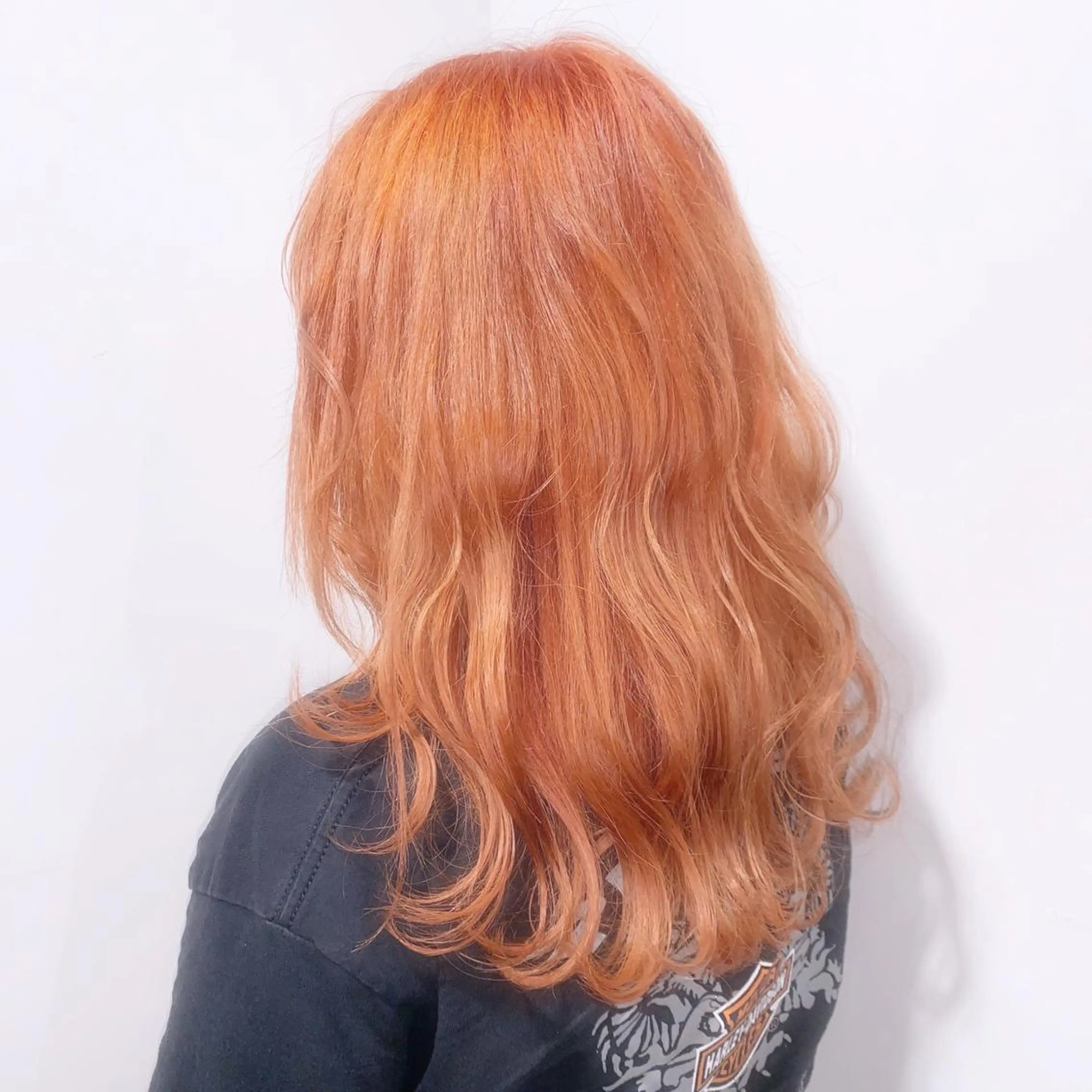 セミロング カラー アディクシーカラー ベージュカラー 黒髪 ブリーチ ブルーカラー ヘアカラー 藤澤 夏実/インナーカラーのヘアスタイル