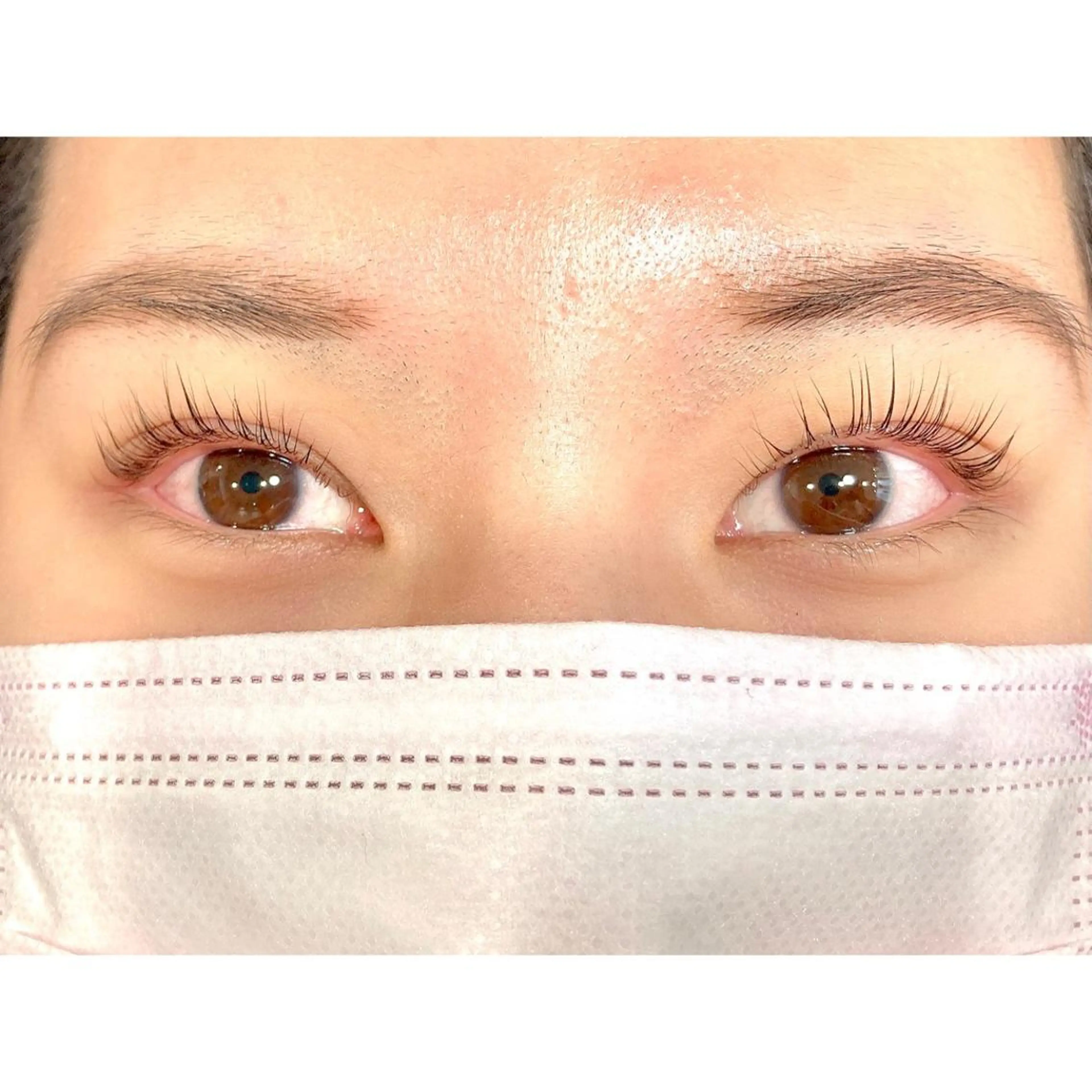 マツエク・マツパ パリジェンヌラッシュリフト 一重×まつ毛パーマ マリーテレジア 渋谷店❤️無料モデルのマツエク・マツパデザイン