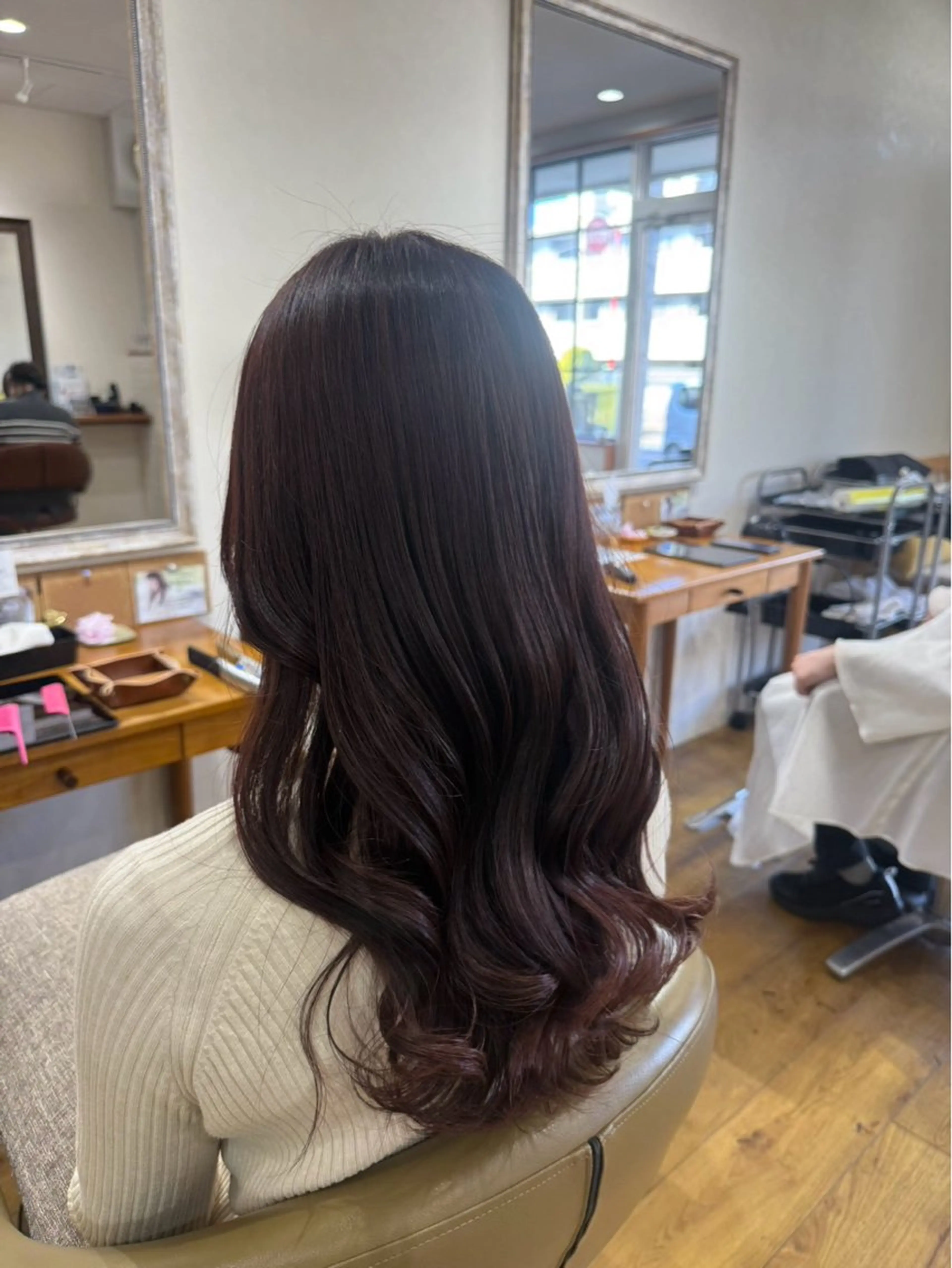 ロング カラー 髪質改善美容室Flat.千葉所属・トゥサリ/ 海外ヘア/レイヤーのヘアスタイル