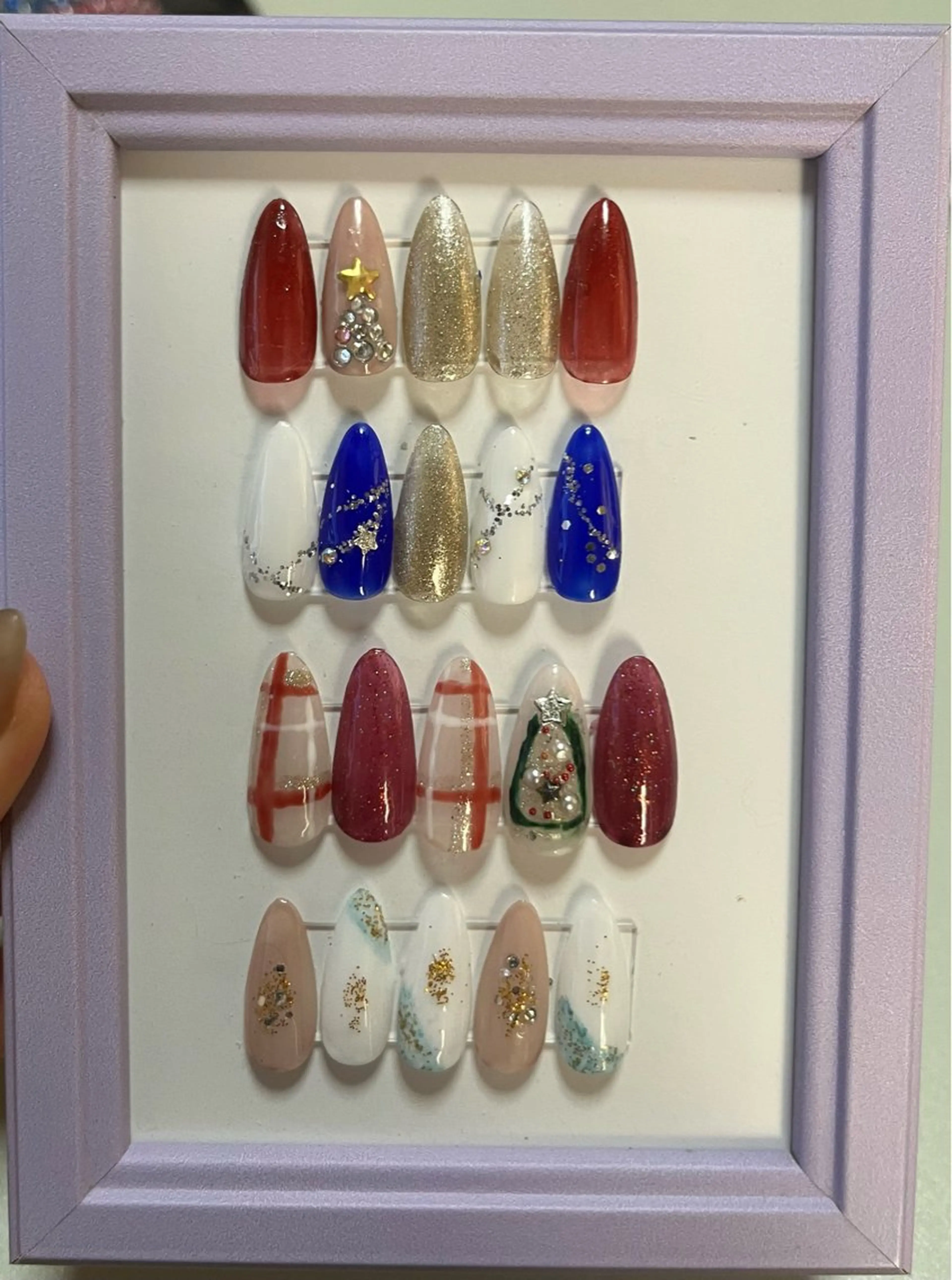 ネイル 冬ネイル クリスマス Nail ecxia ／Reikaのネイルデザイン