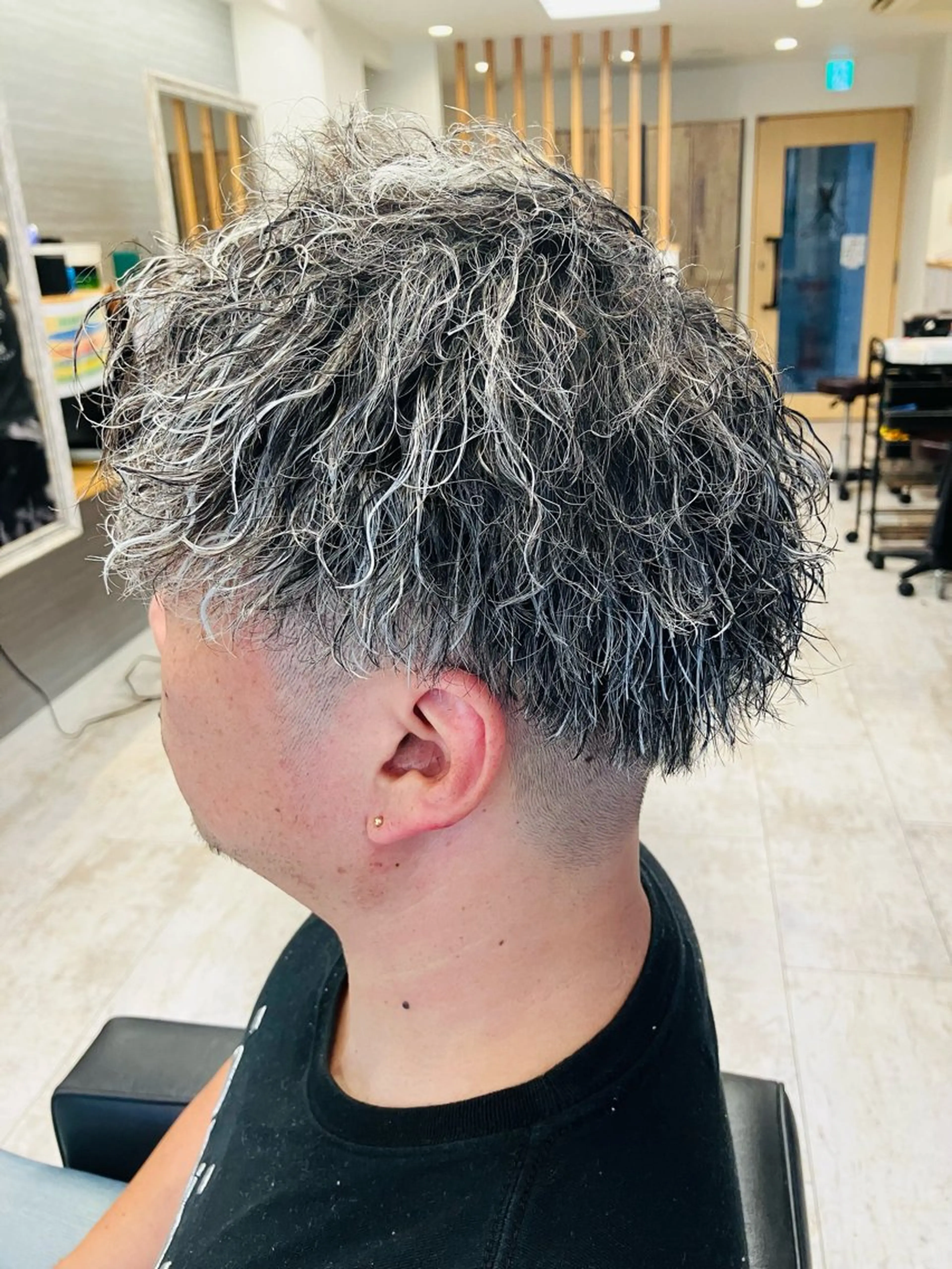 パーマ メンズ カット パーマ メンズ特化/パーマ/ フェードWATARUのヘアスタイル