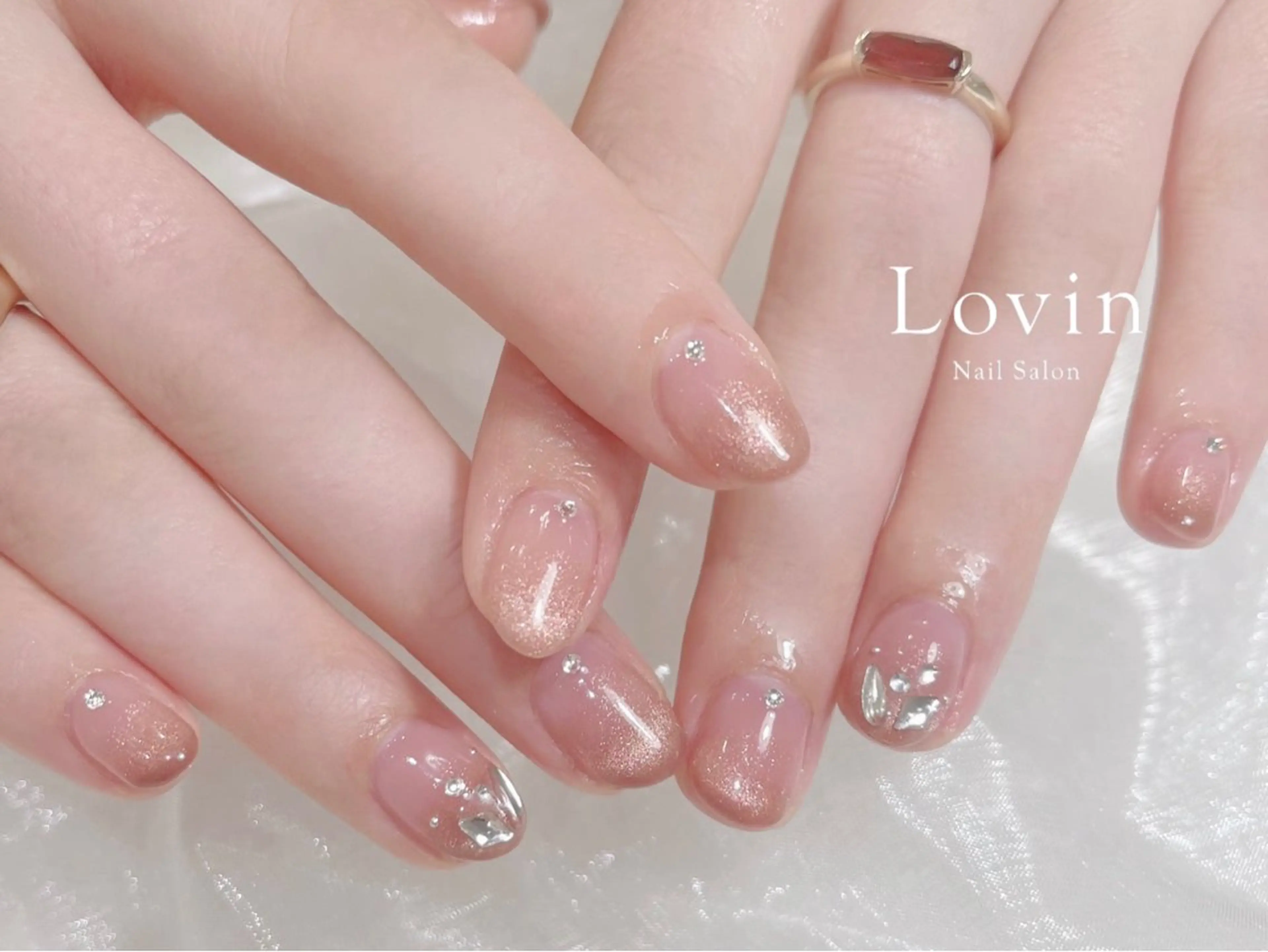 ネイル ハンドネイル Lovinなんばスカイオ店所属・Shikata Asukaのネイルデザイン