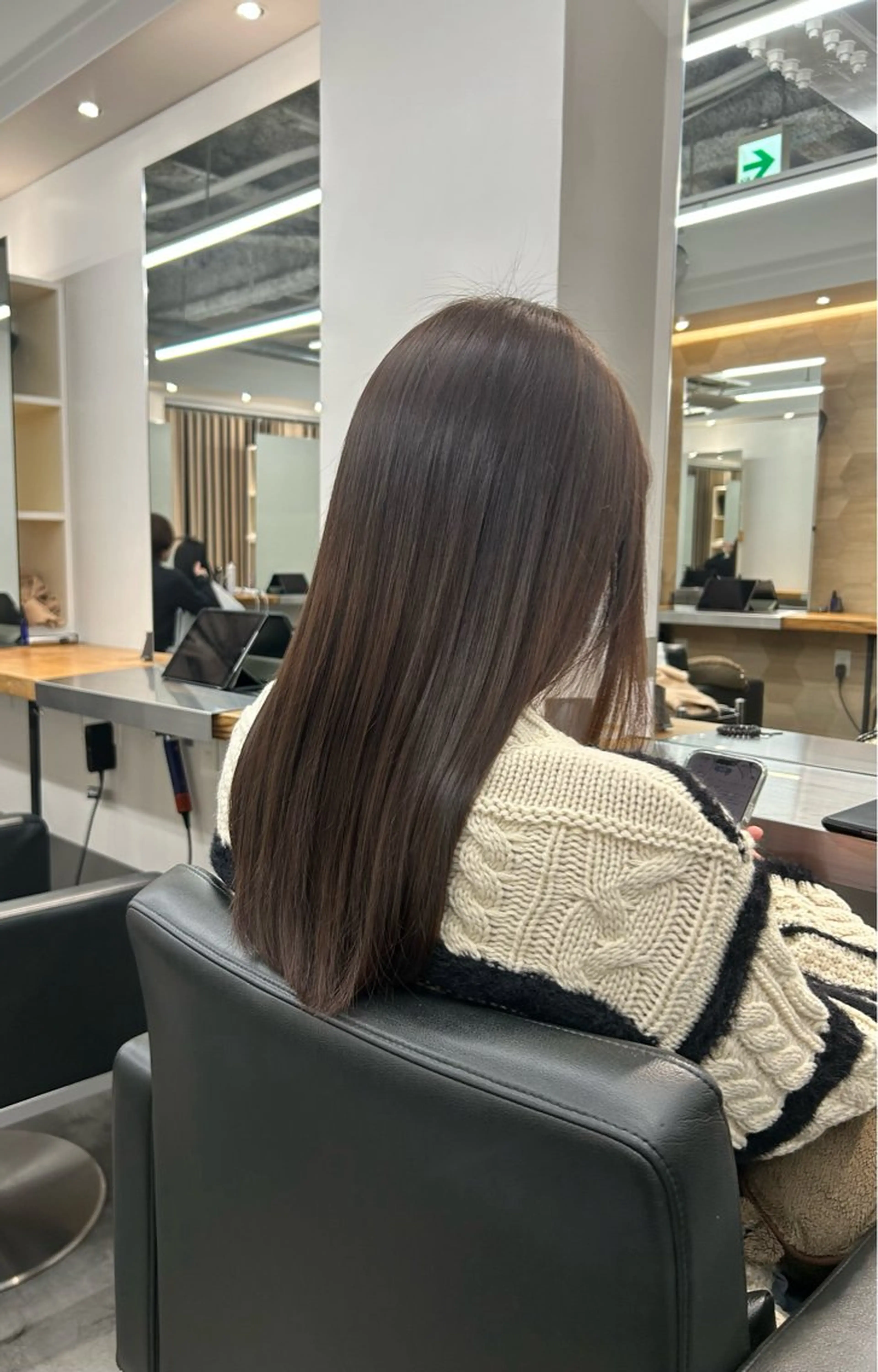 セミロング カラー 透明感カラー トリートメント ヘアカラー トリートメント 森珀斗/表参道 /ショートボブのヘアスタイル