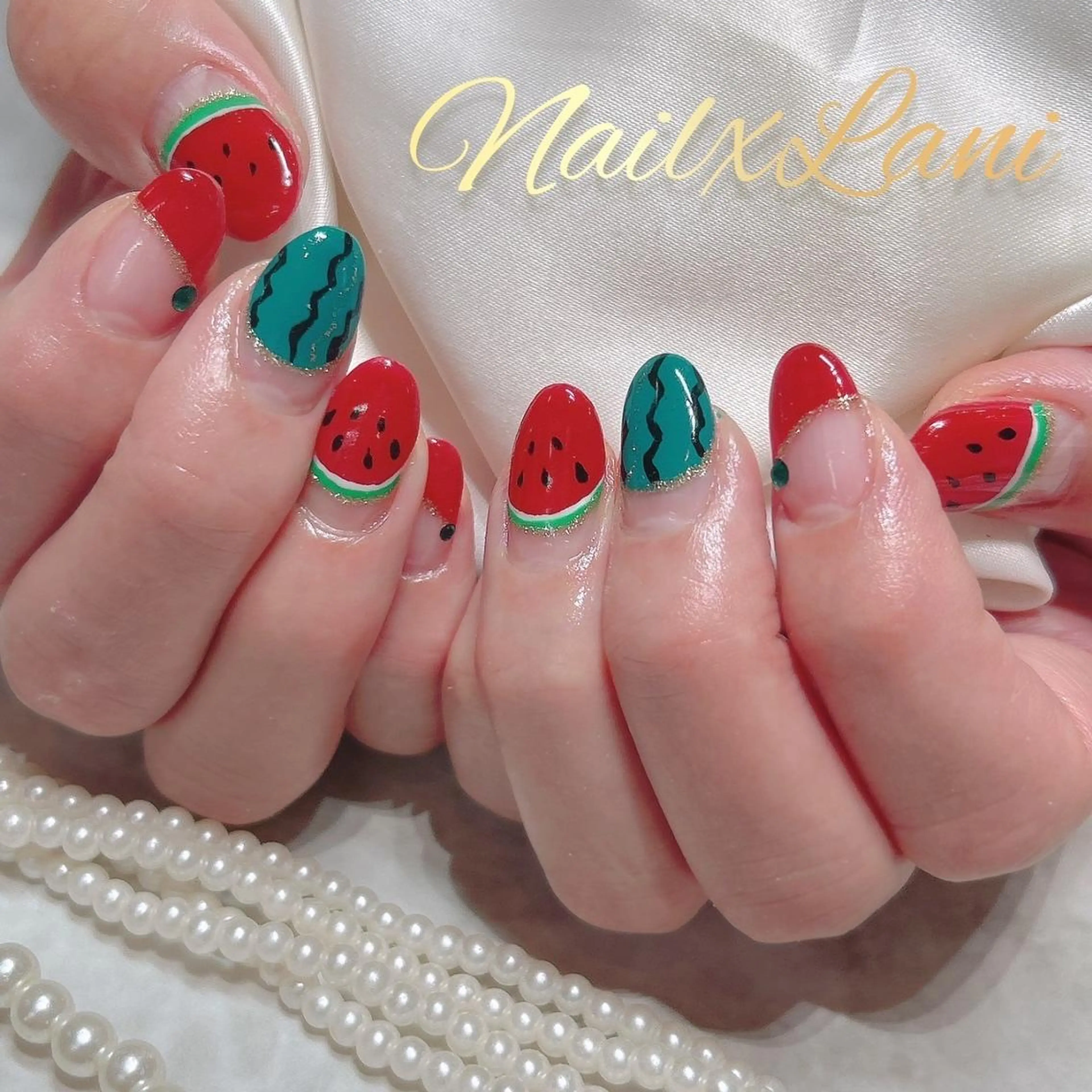 ネイル ネイル クロス ラニ 深爪矯正もお任せのネイルデザイン