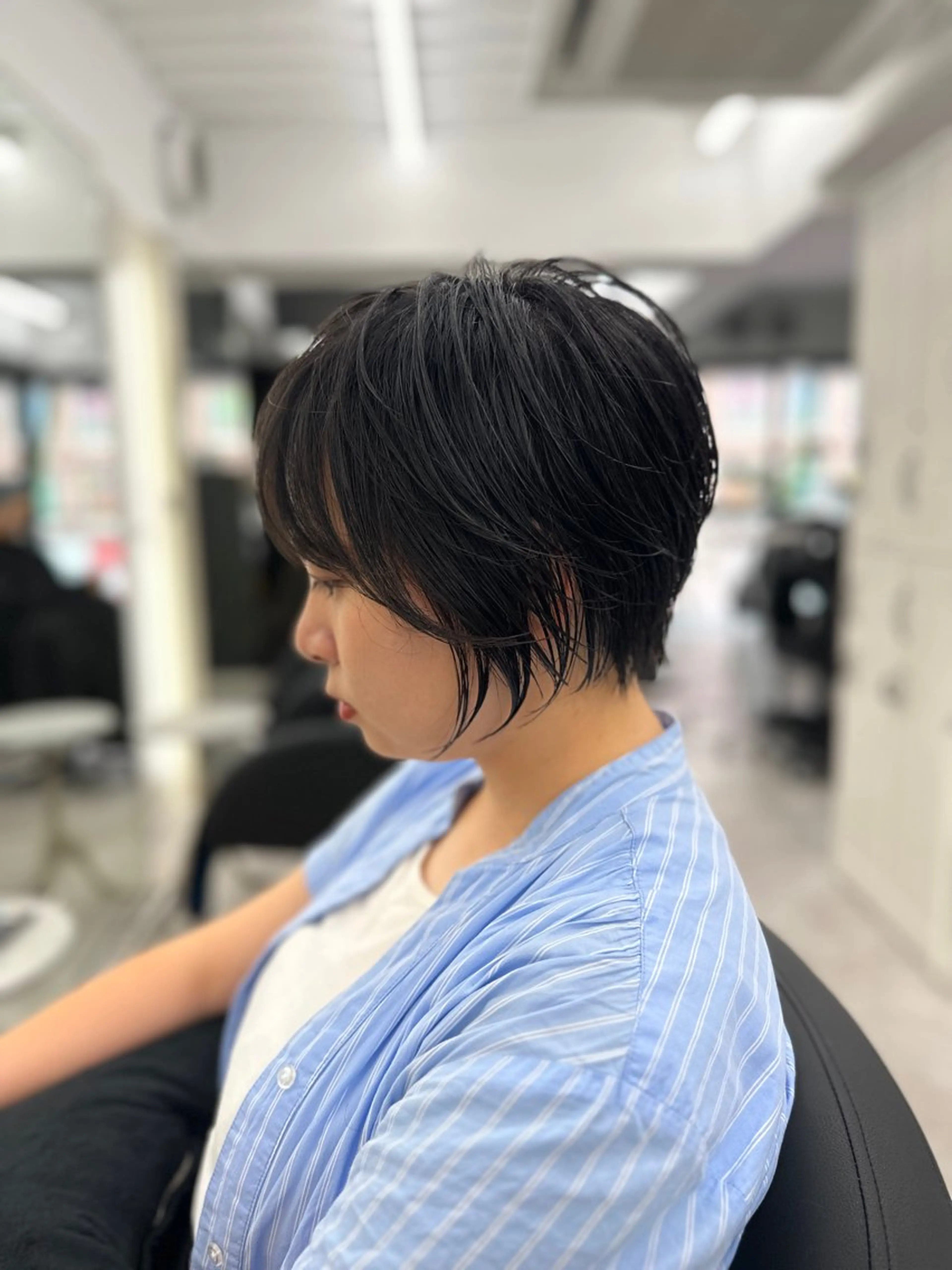 ショート カラー 似合わせスタイル 岡田勇哉のヘアスタイル