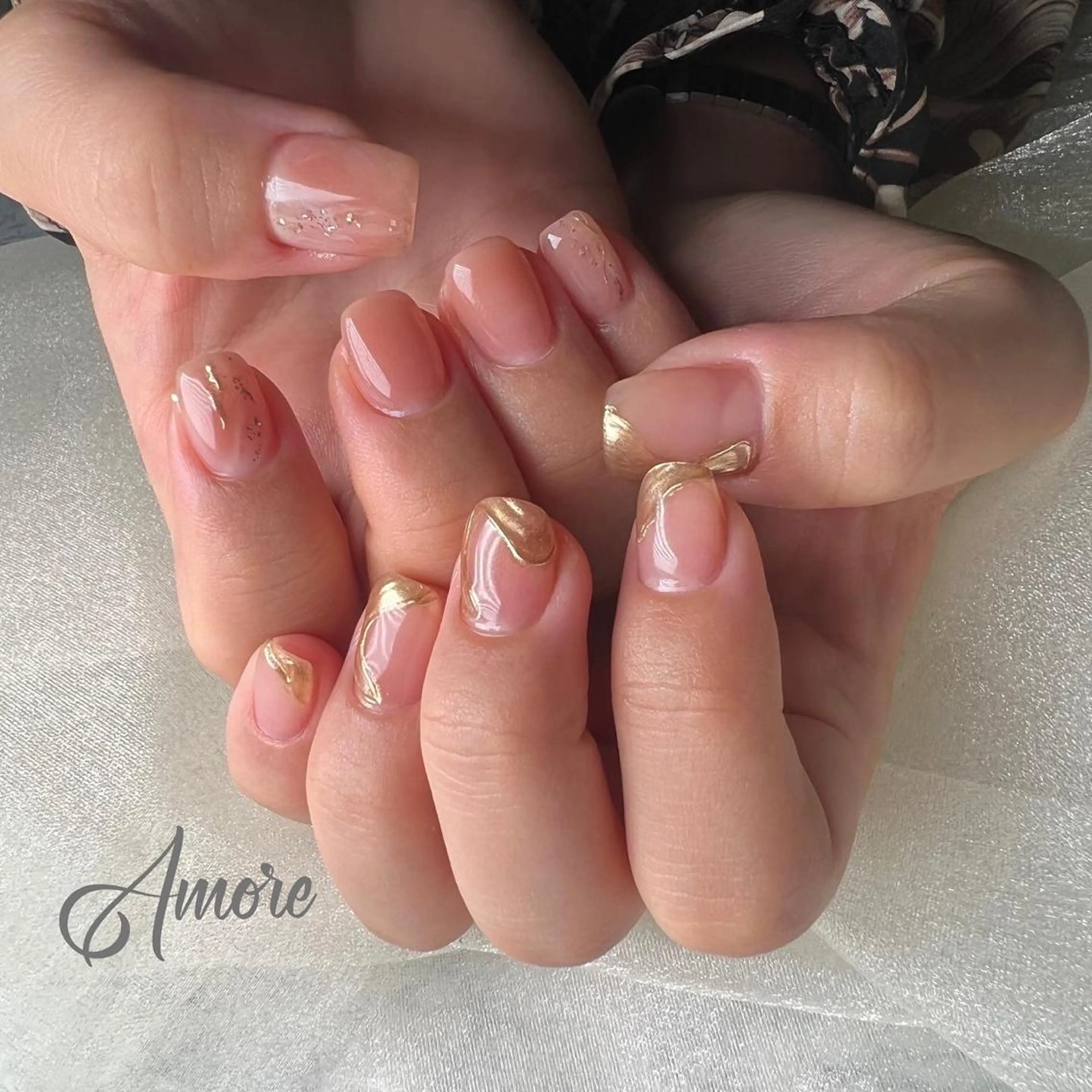 ネイル ジェルネイル 氷ネイル・うるうるネイル マグネットネイル ミラーネイル ニュアンスネイル You kyehwaのネイルデザイン