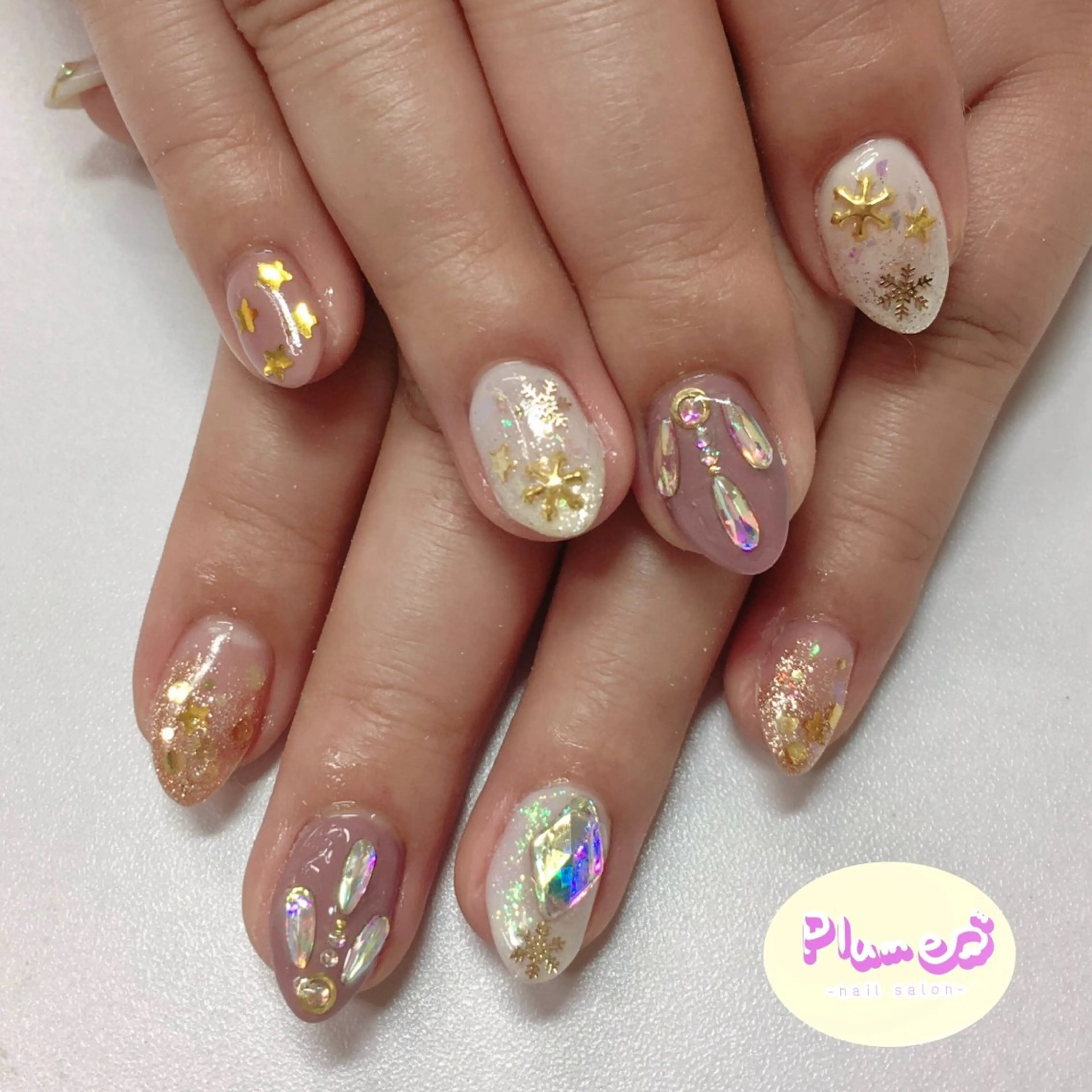 ネイル ハンドネイル plume nail ☆韓国ネイルのネイルデザイン