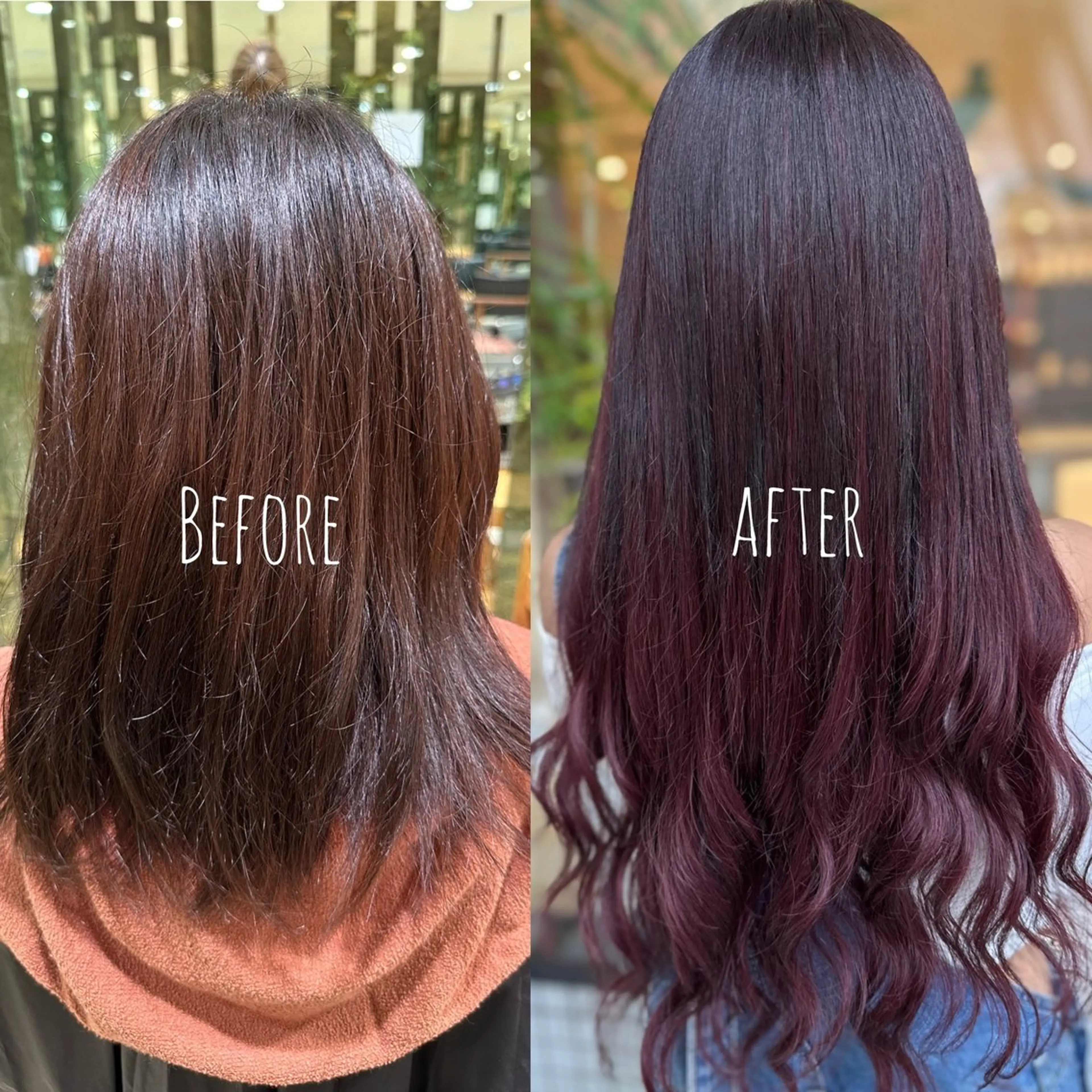 ロング エクステ カット ヘアカラー エクステ ReHyd BEAUTÉ salon&store 心斎橋店所属・❤️MASAKO❤️ 🌸🩷エクステ🩷のヘアスタイル