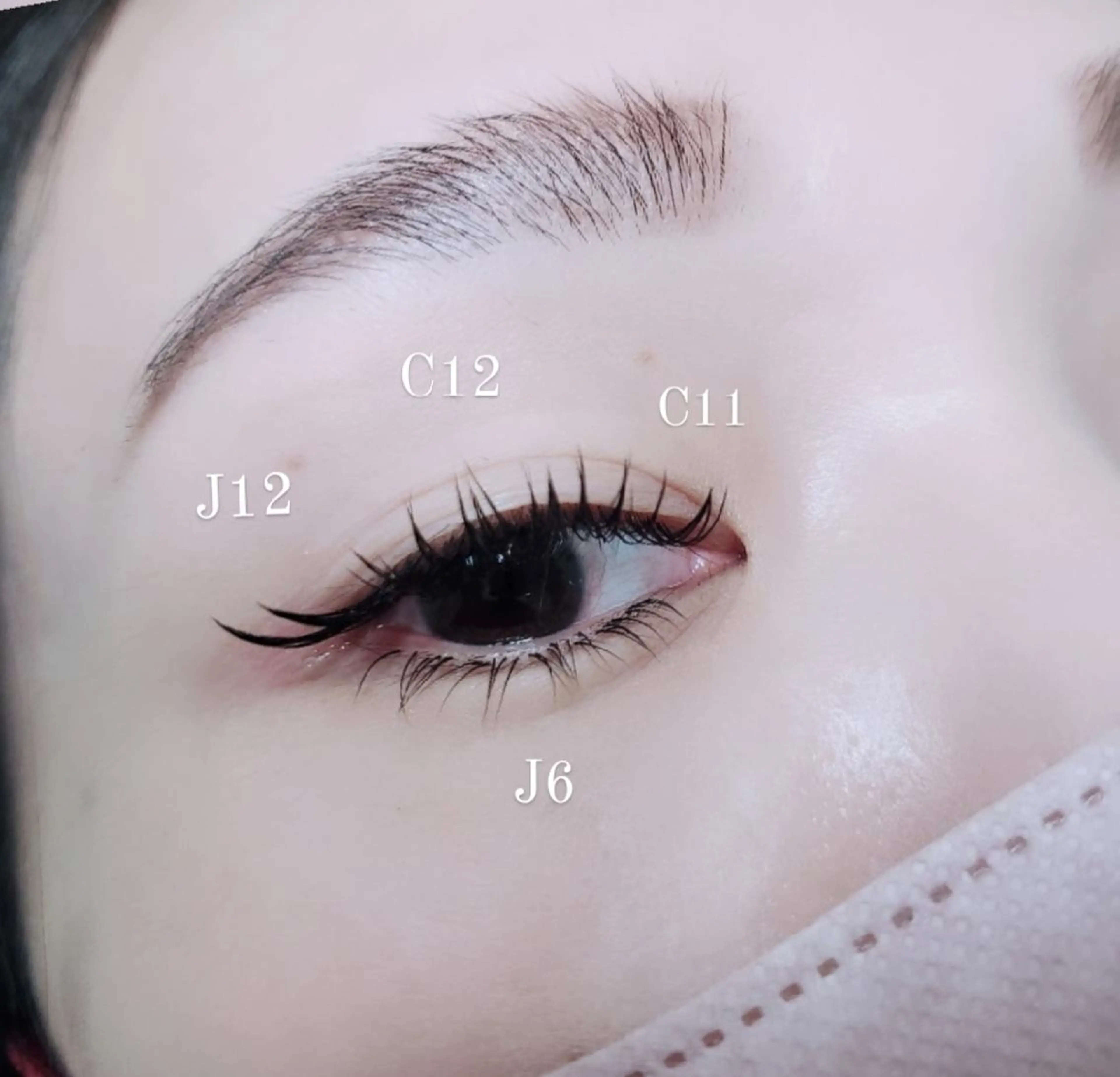 マツエク・マツパ マツエク eyelashsalon   rocolush 所属・★Hoshino★ 新宿西口 ·͜·🌟のマツエク・マツパデザイン