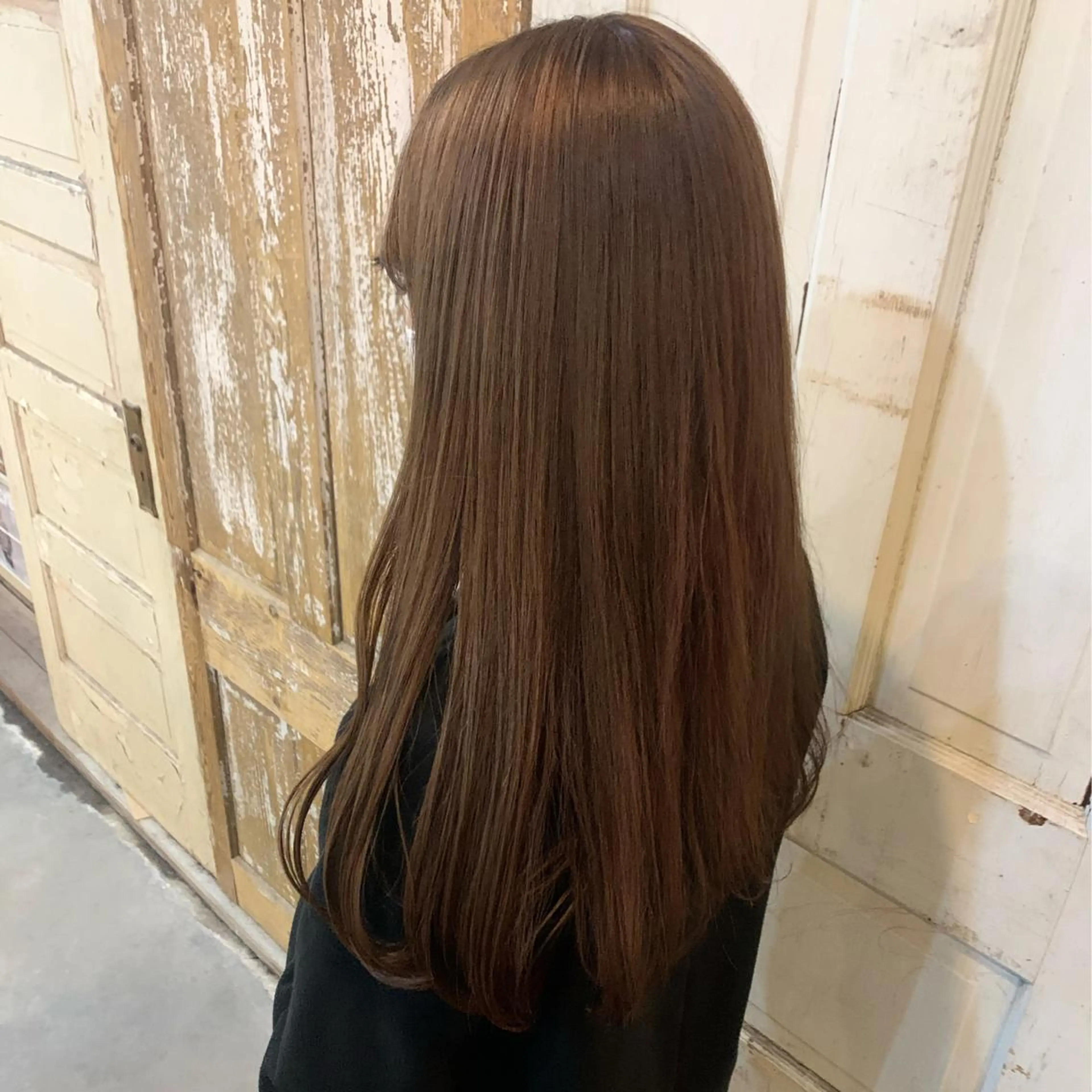 ロング カラー ブリーチ kimika🥑 メンズ/髪質改善のヘアスタイル