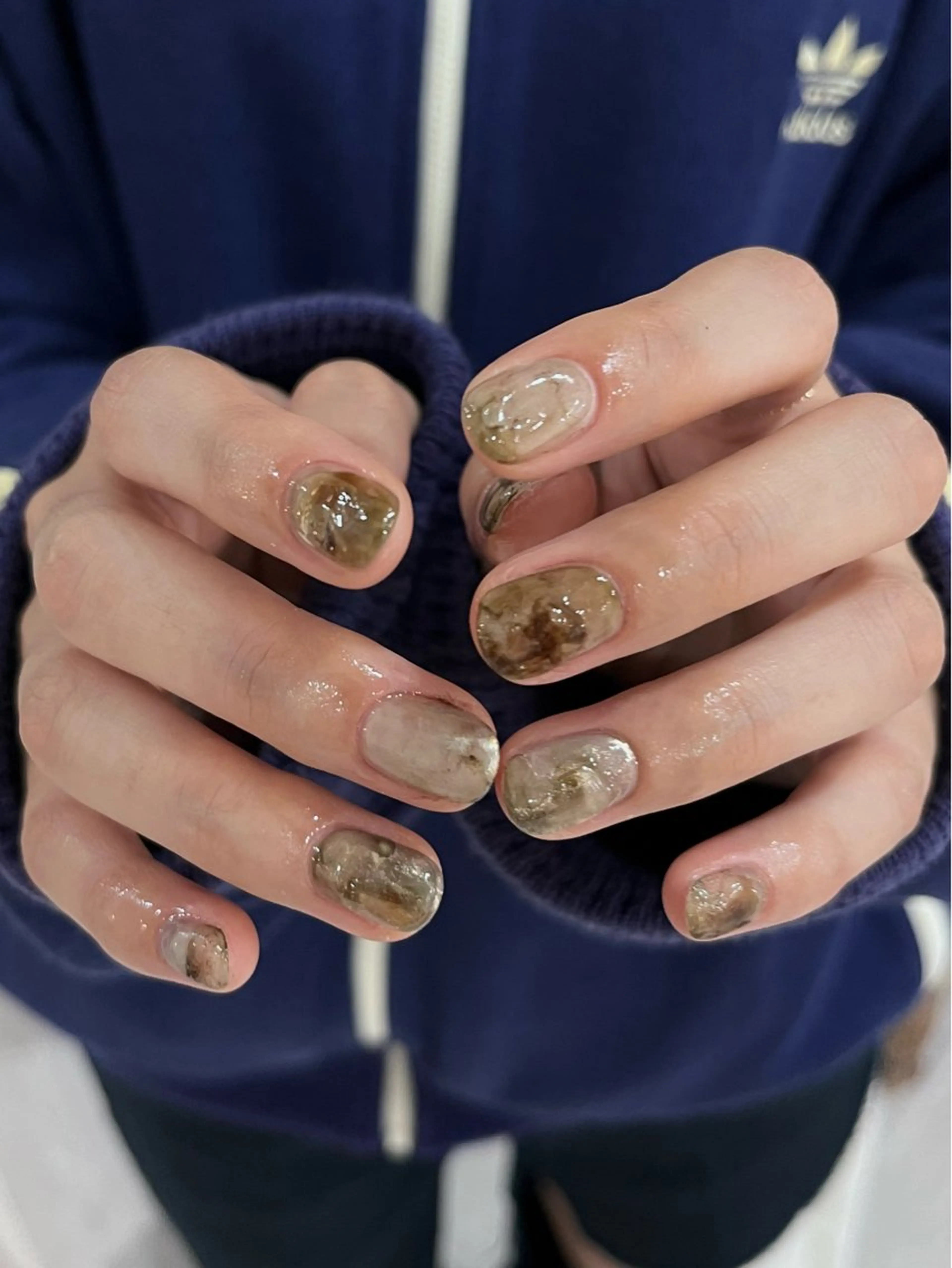 💅🏻ハンドネイル/オフ無し・10本デザインコースの写真