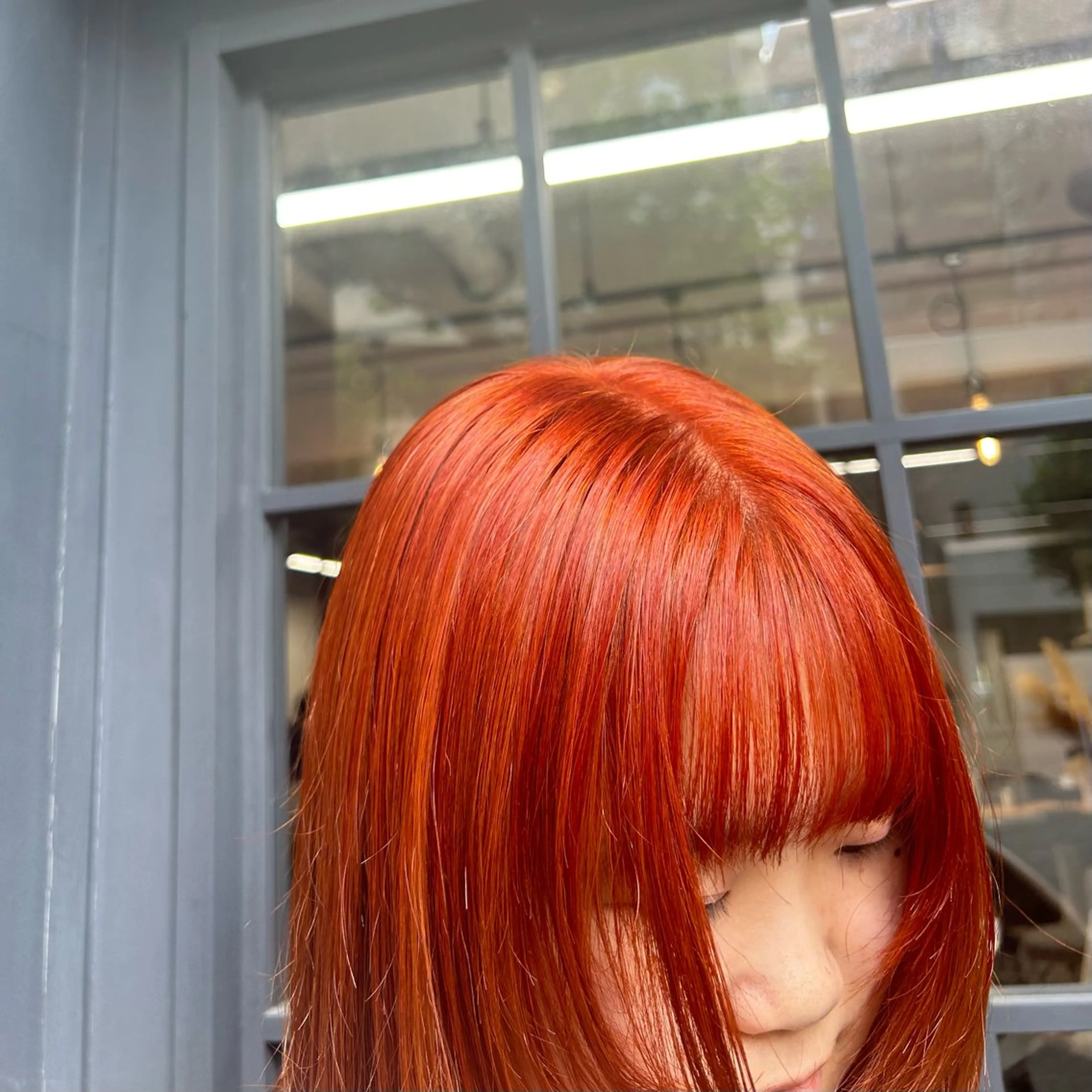 カラー オレンジ ヘアカラー ROCCOeast Rukaのヘアスタイル