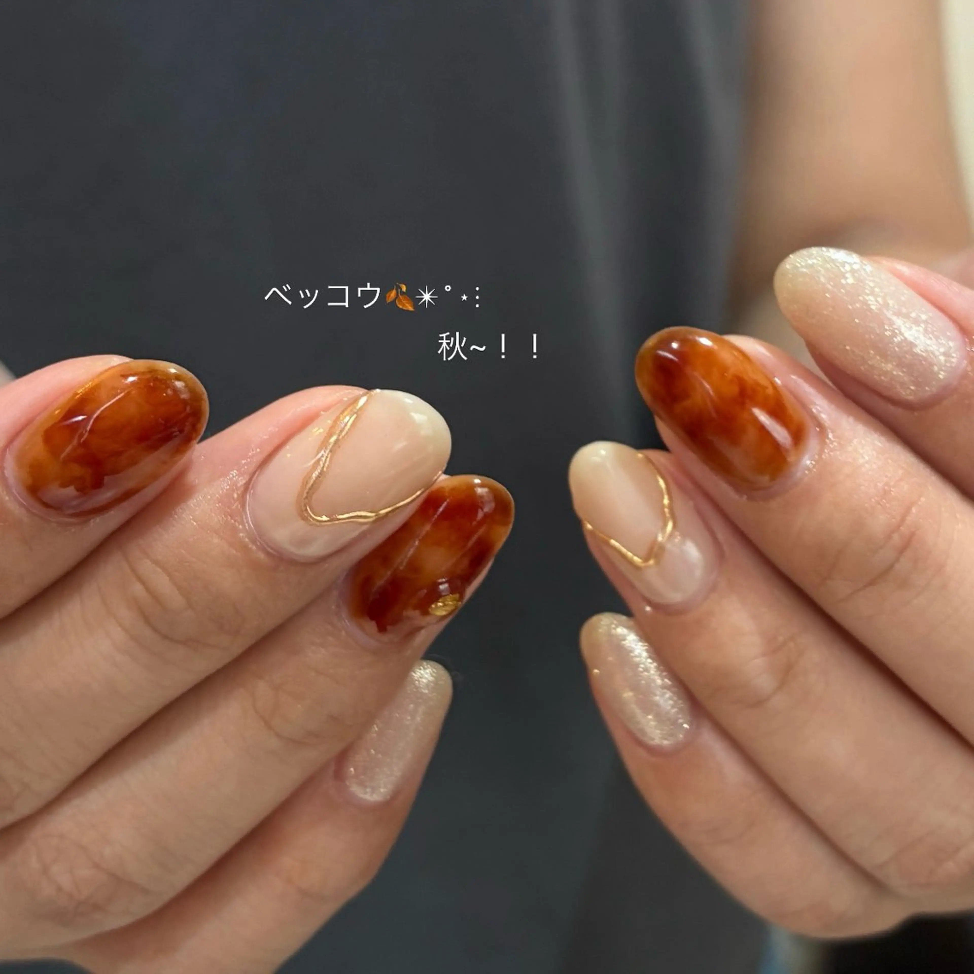 ネイル ハンドネイル ネイルサロン　SLASH所属・Aki ୨୧のネイルデザイン