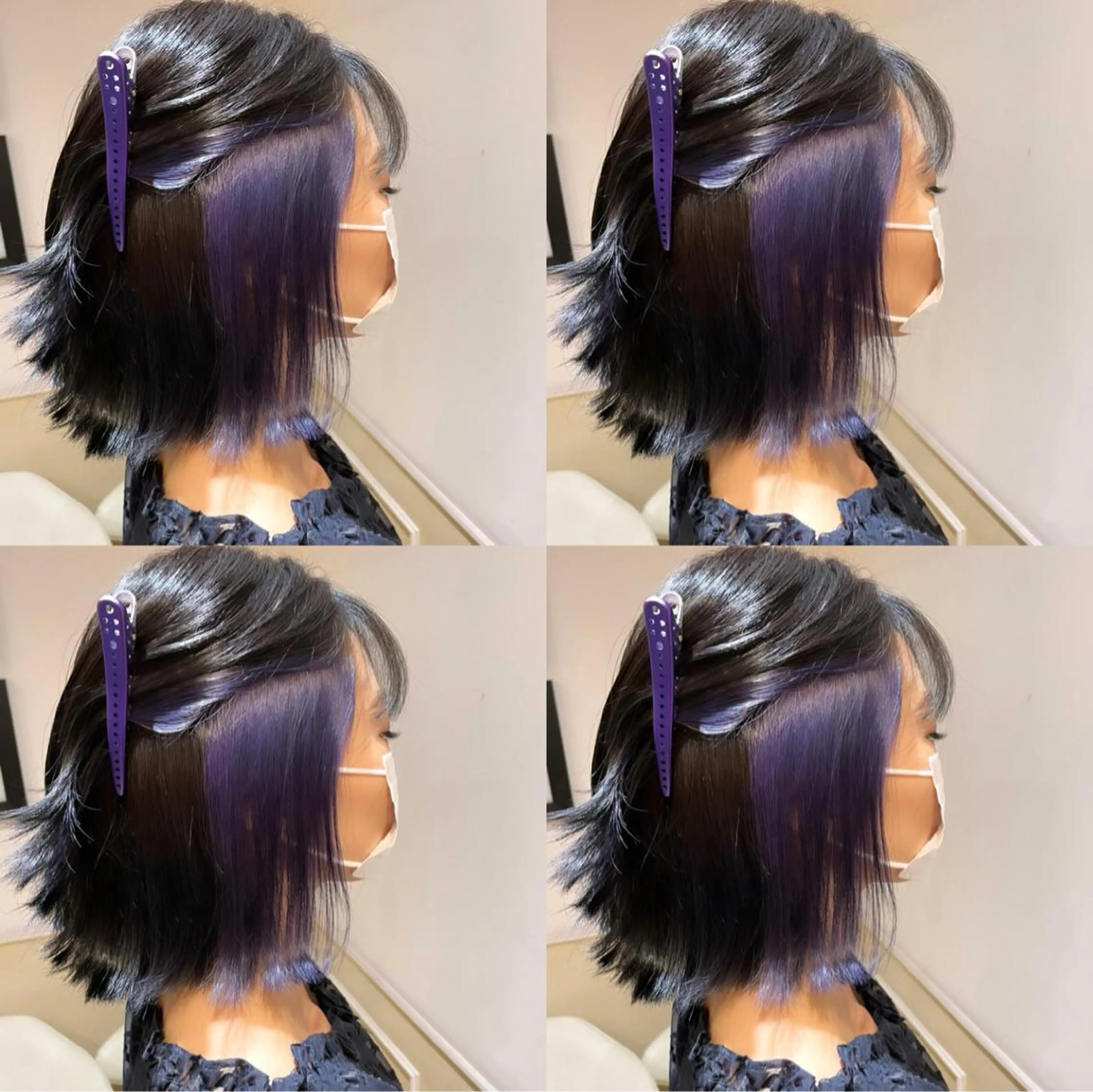 ミディアム カラー イヤリングカラー 🌟トップデザイナー 高橋🌟のヘアスタイル