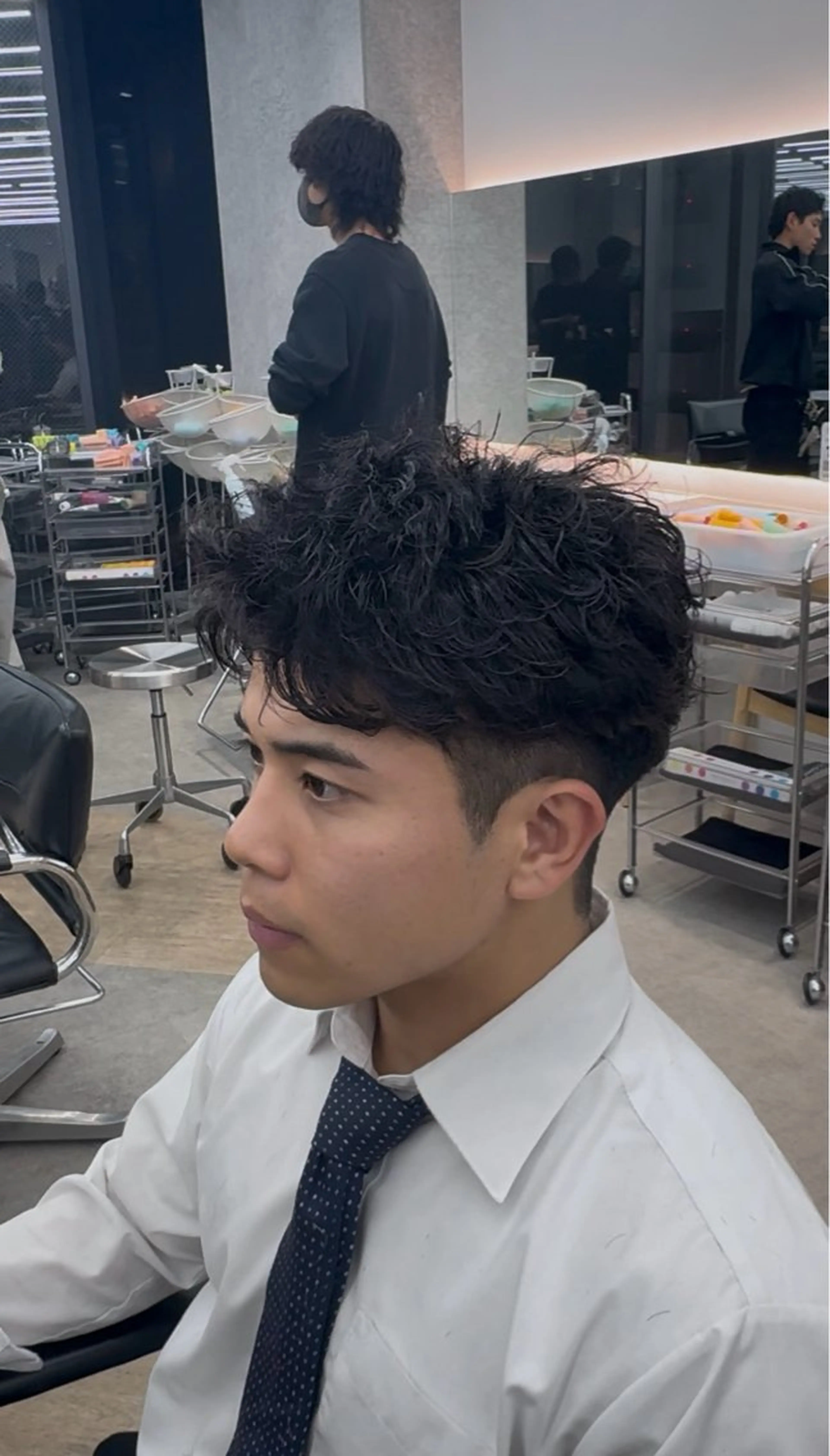 ショート パーマ メンズ カット パーマ 名古屋シャドウパーマ /伊藤恵悟のヘアスタイル