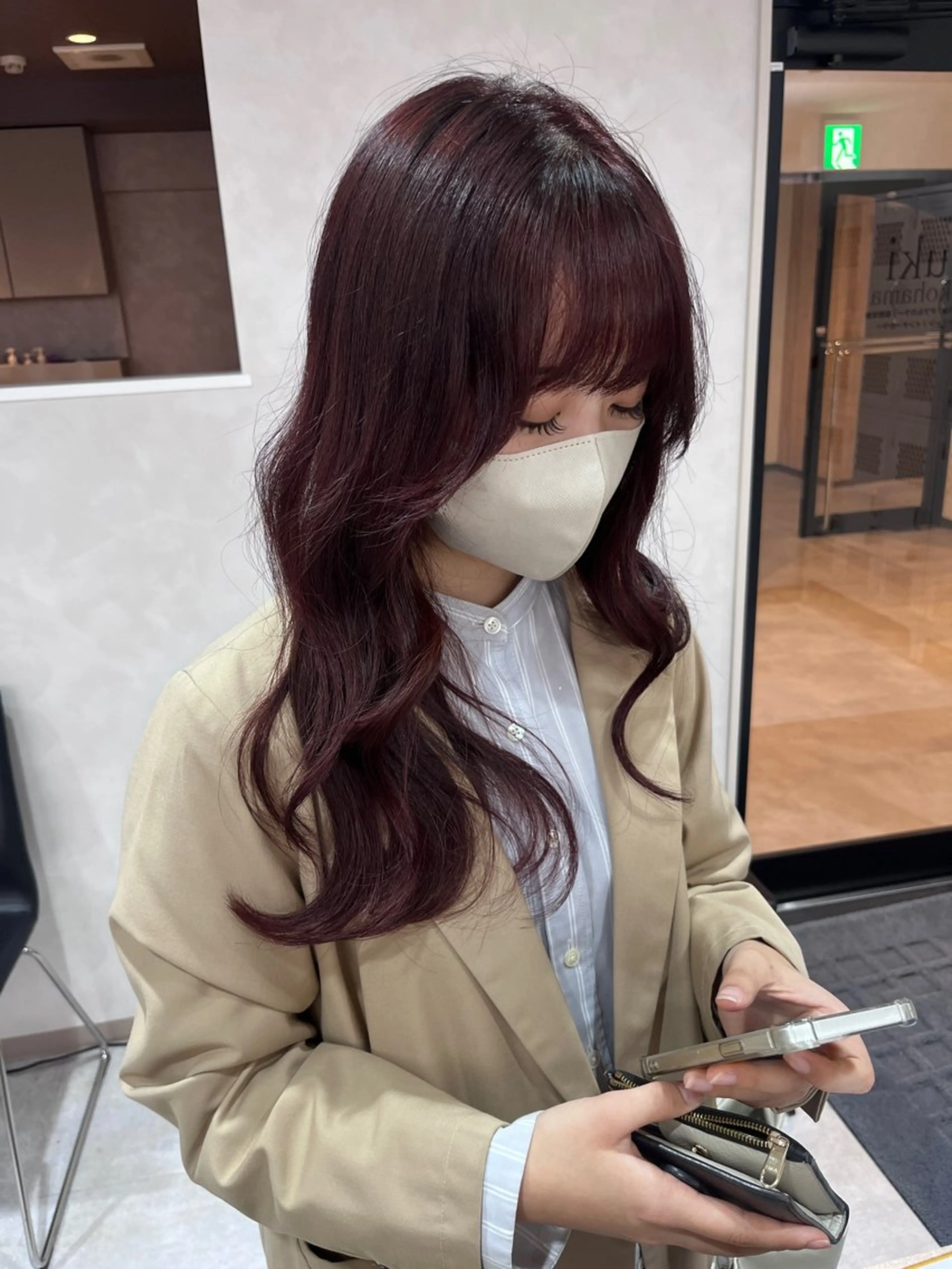 ロング ヘアカラー トリートメント 冬に映える暖色カラー 🎀Kanon♡のヘアスタイル