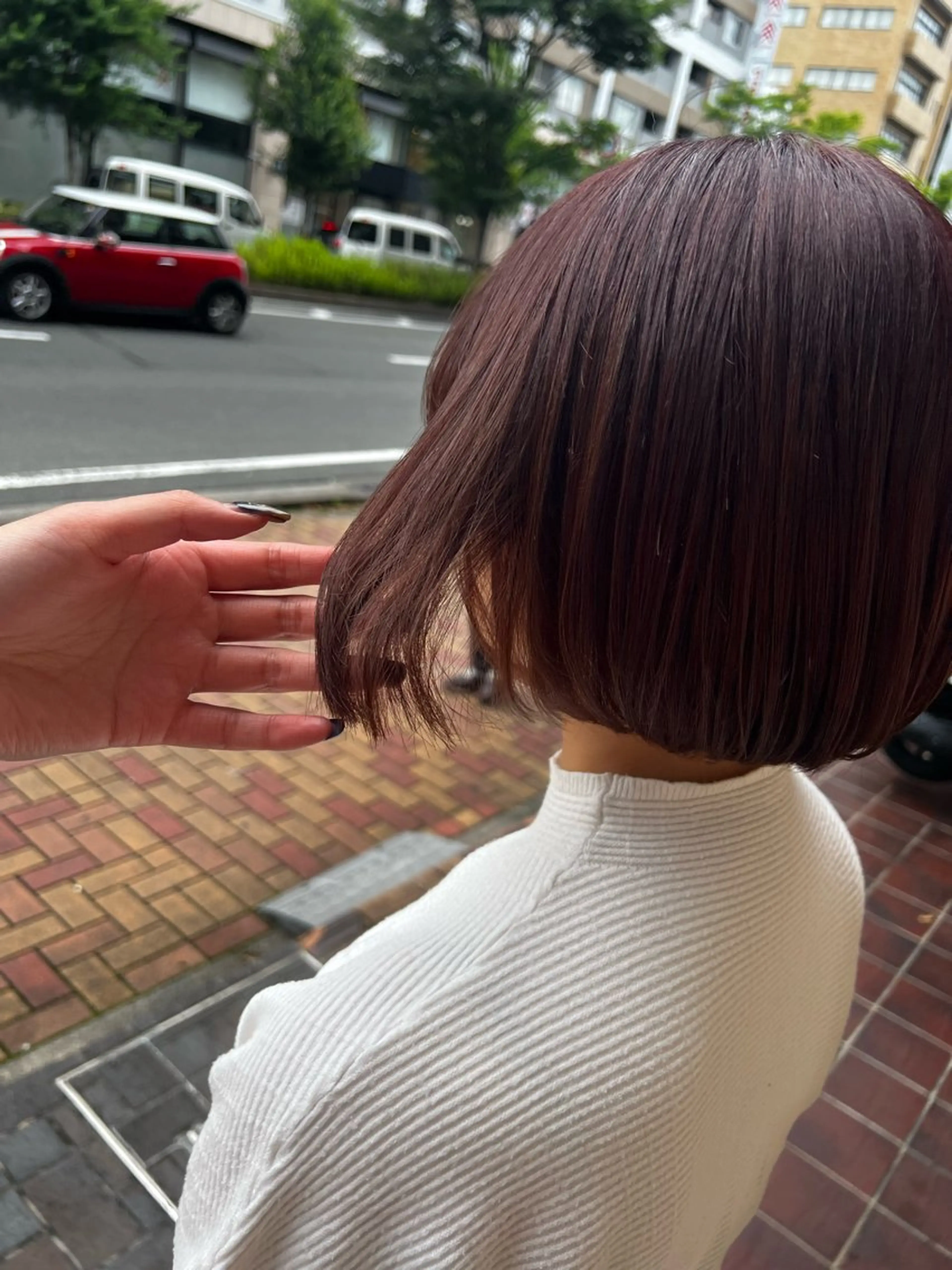 カラー ふくむら ゆうかのヘアスタイル
