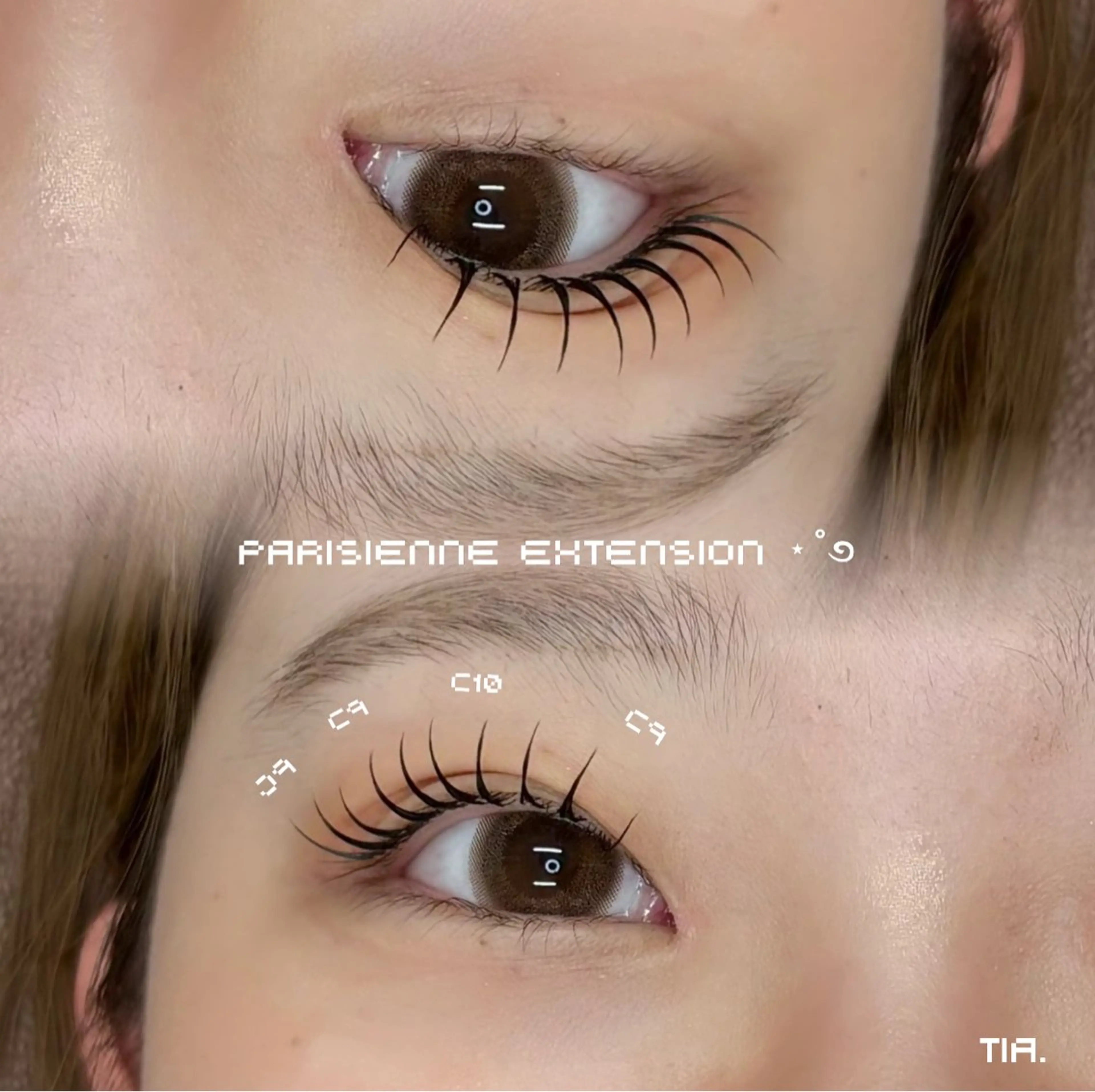 【 話題のパリエク ナチュラル毛量目力UP ⟡.·】Parisienne × extension 60本🪄ྀིの写真