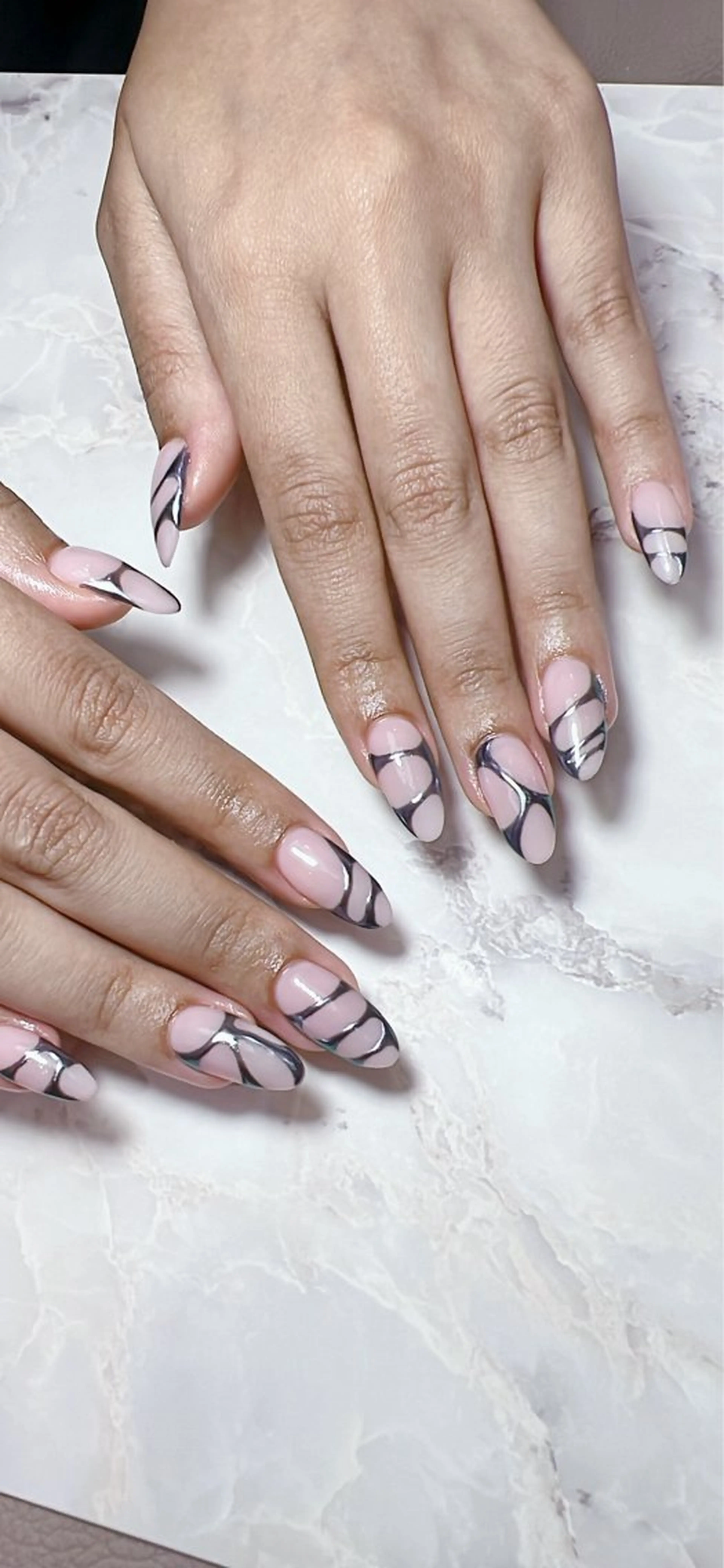 🌊オフなし🌊スカルプ&ちょっとアート11500円シンプルアートなら4本くらい可の写真