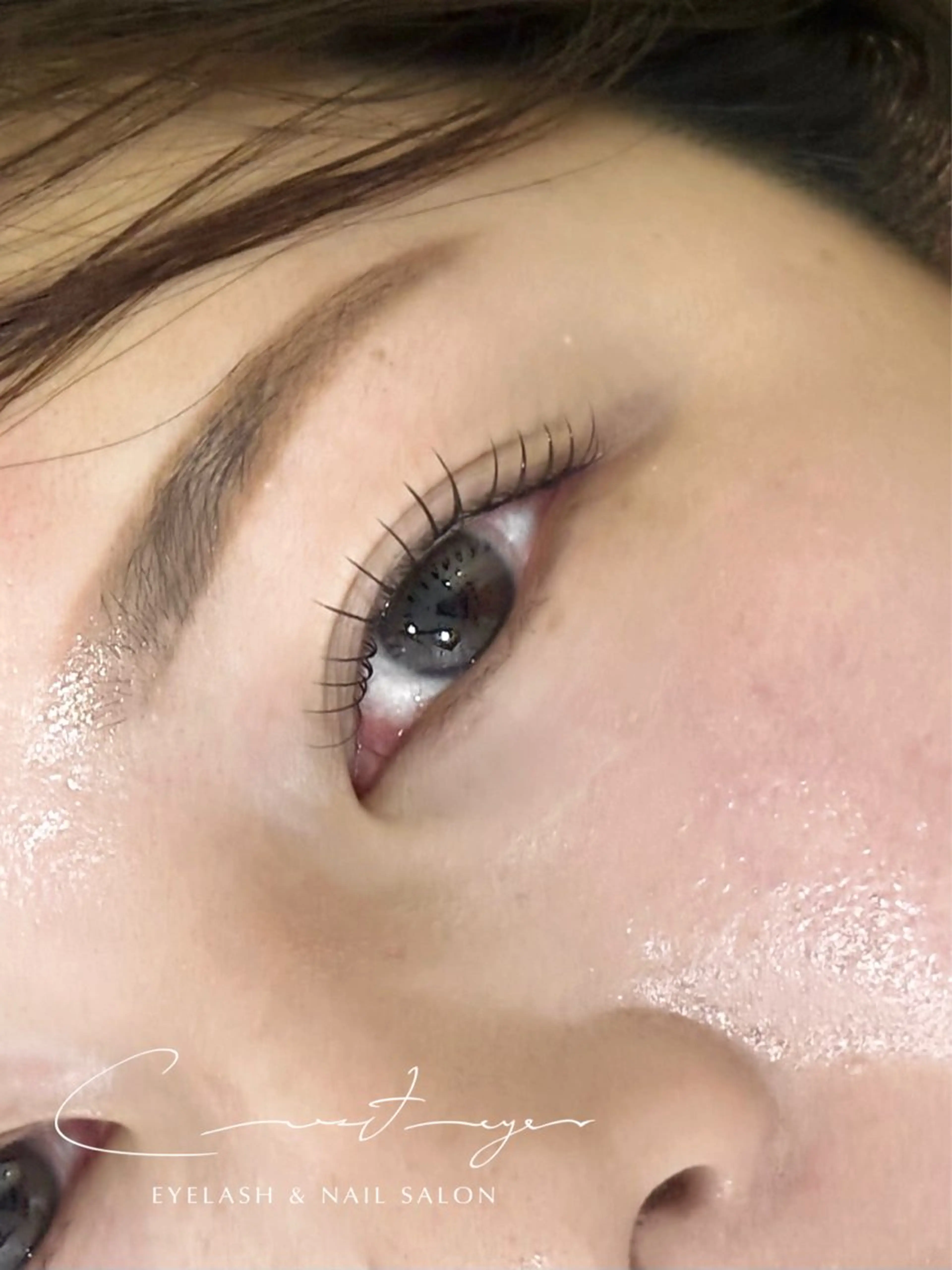 🐶新規限定【フラットラッシュ(黒)】上80本 ￥4,550→4,000　コーティング仕上げの写真