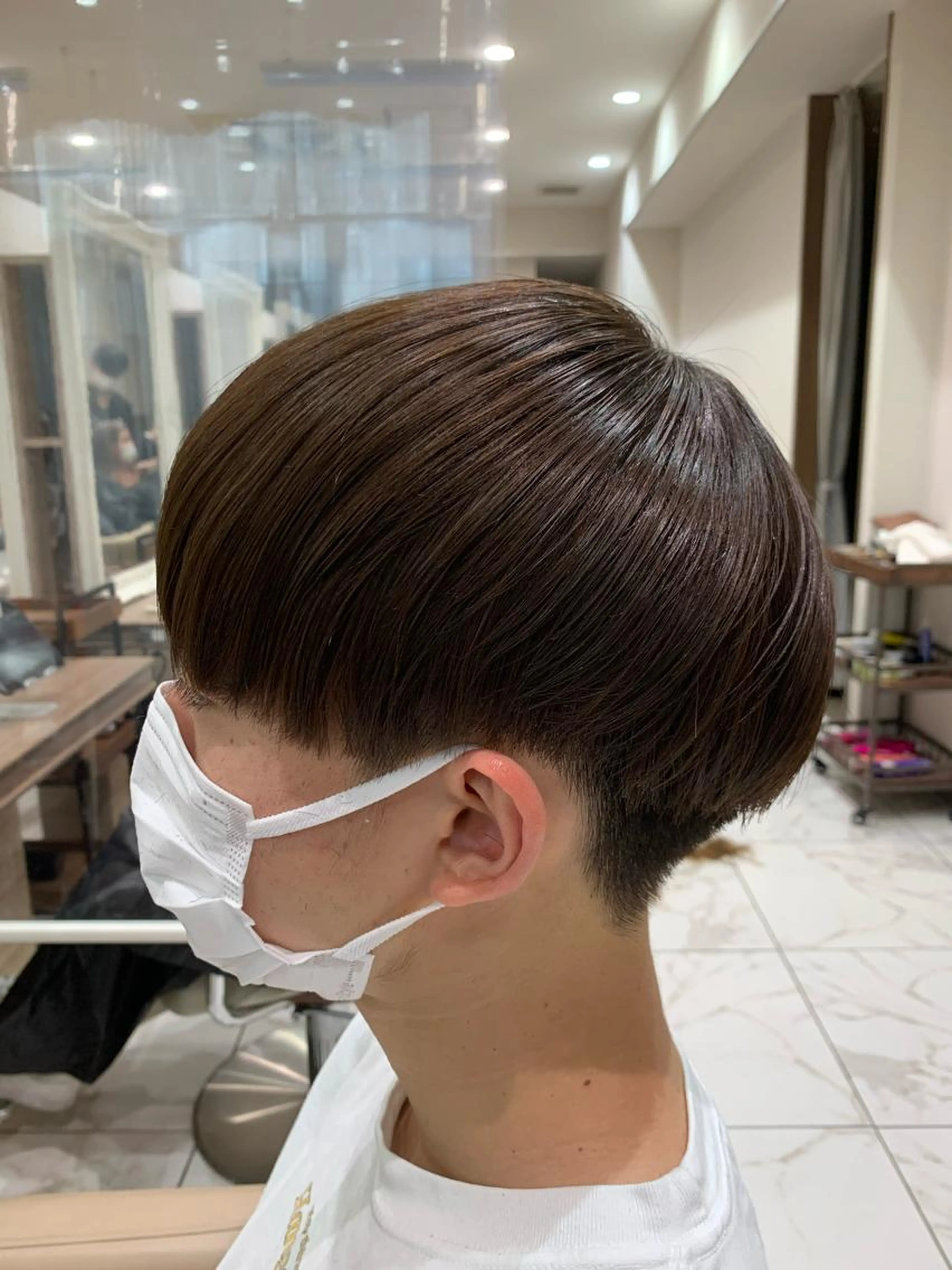 🔥メンズカット＋縮毛矯正🔥「前回の履歴から毛髪のダメージ、癖、理想のスタイルに合わせて一人一人薬剤調合」の写真