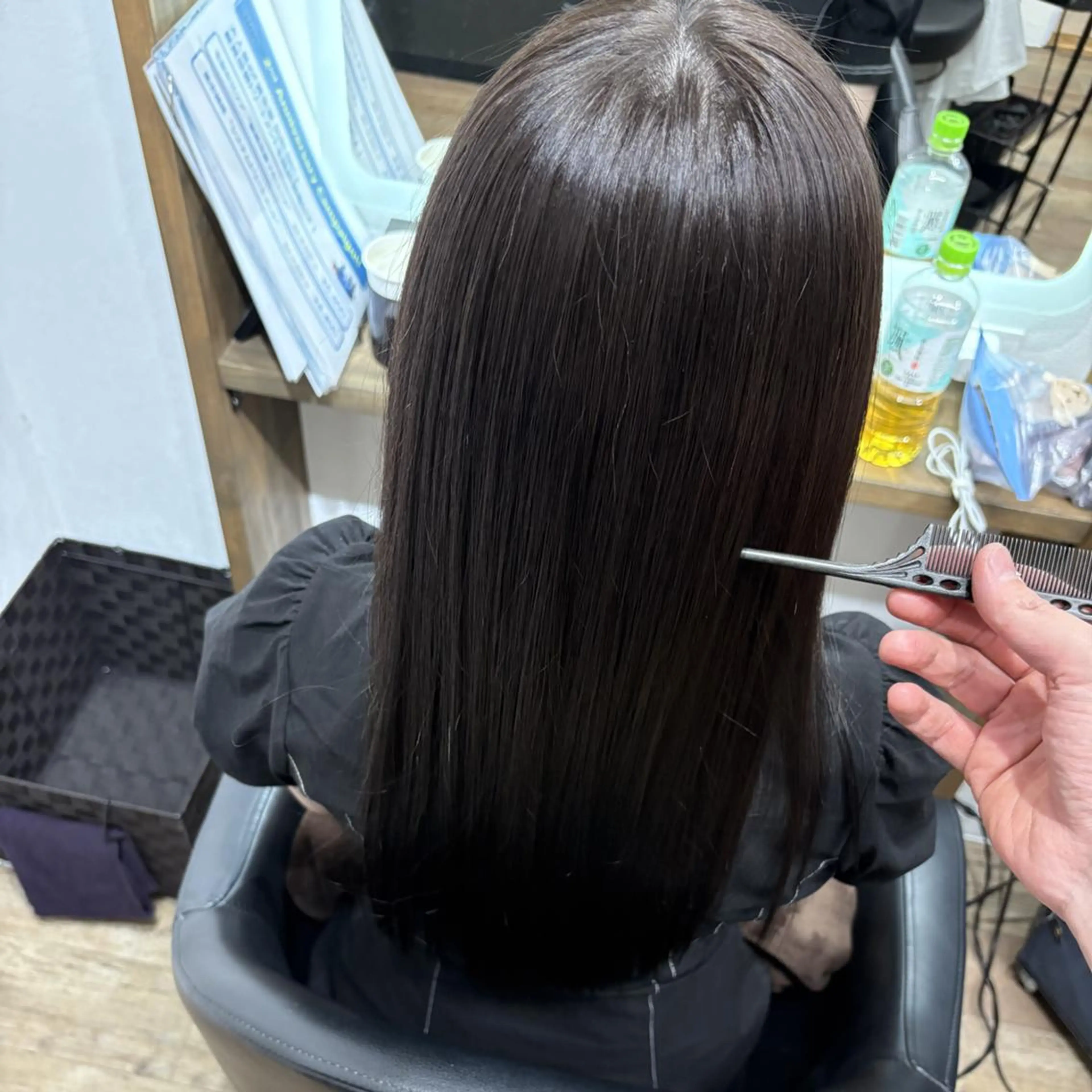 ロング パーマ ストレートパーマ カット 縮毛矯正 トリートメント 名駅Private Salon　Noaのヘアスタイル