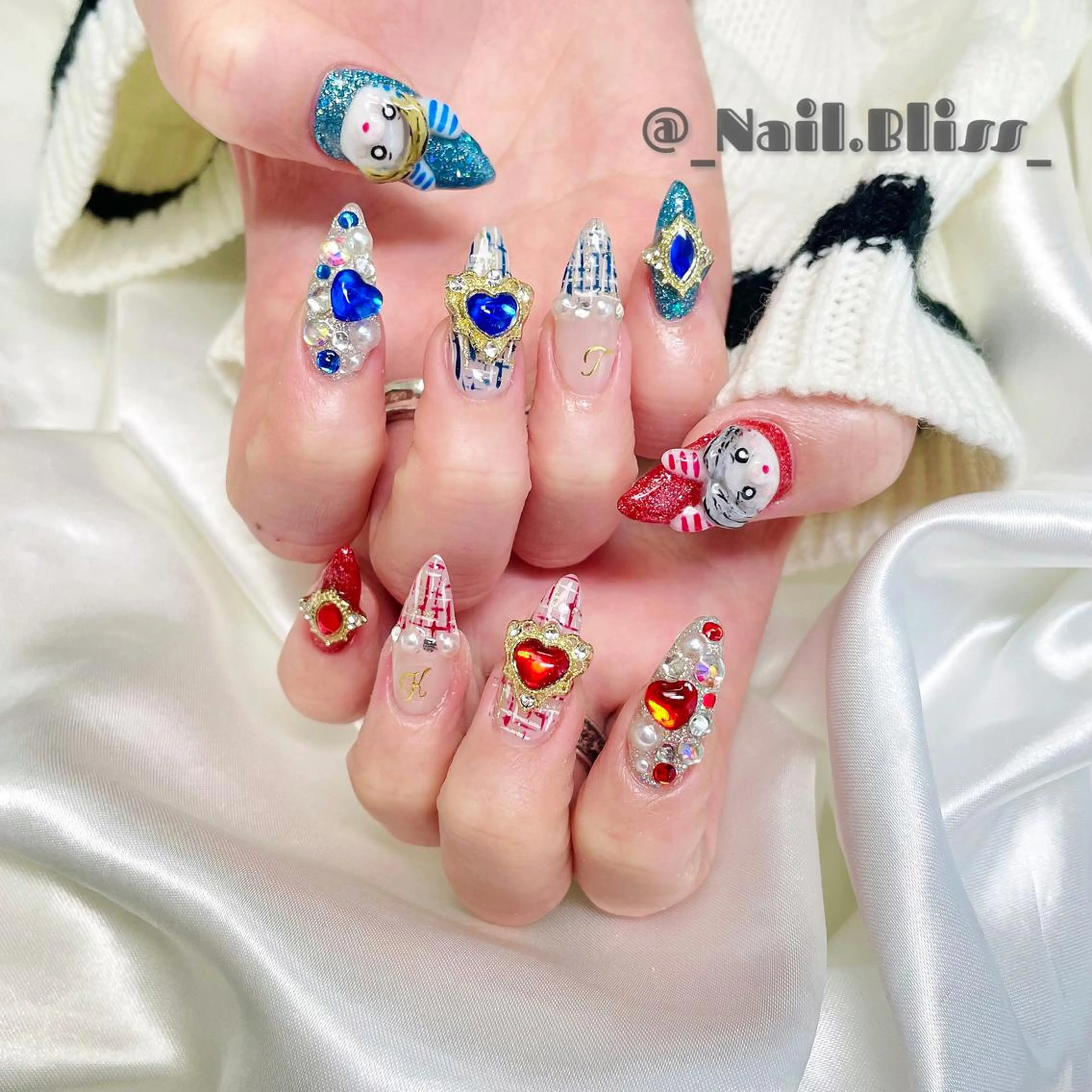 ネイル 持ち込み ハンドネイル NAIL BLISSのネイルデザイン
