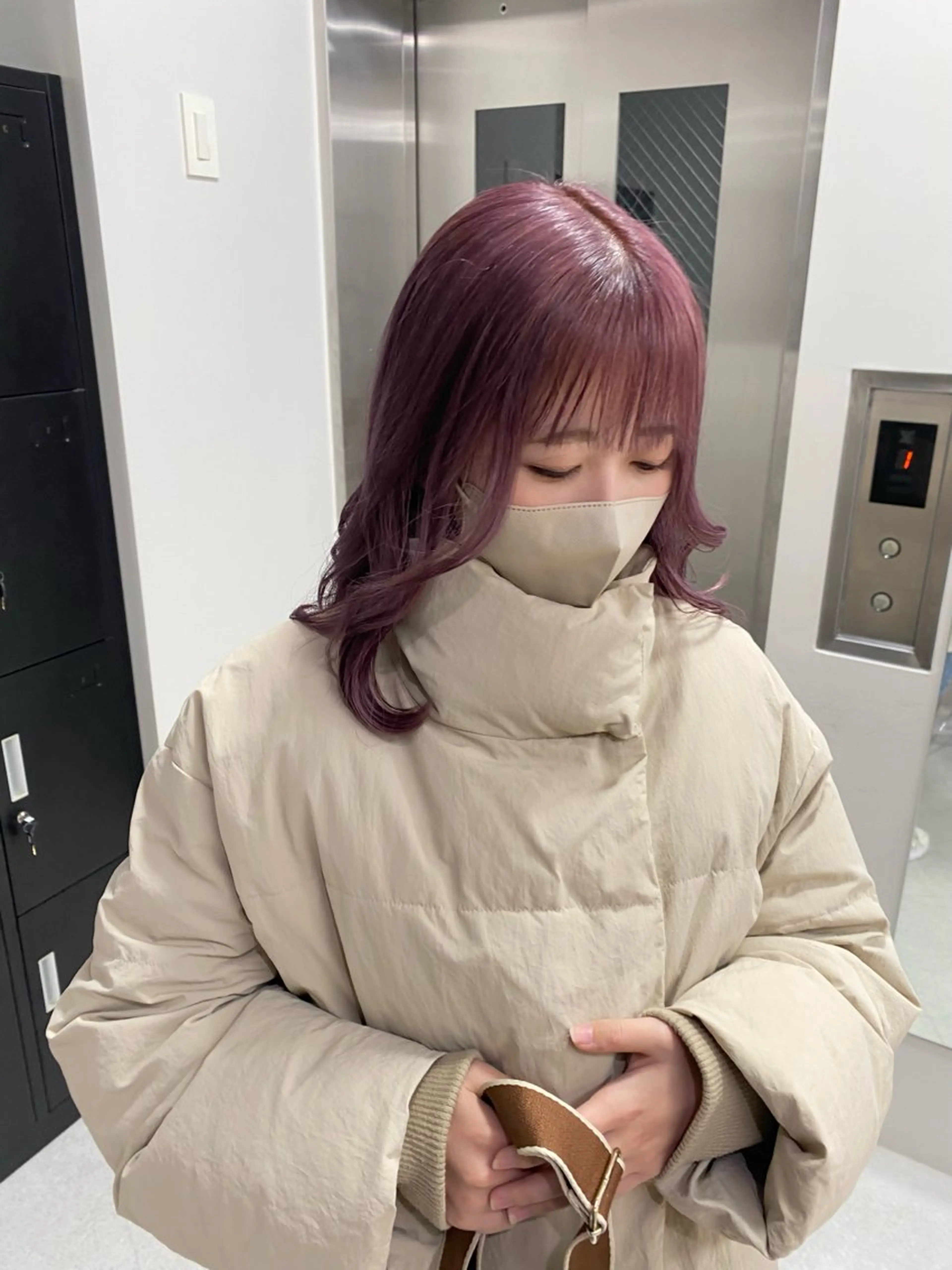 ミディアム カラー ピンクカラー ヘアカラー トリートメント Beleza Era所属・韓国レイヤー/ 縮毛矯正🎀minaのヘアスタイル