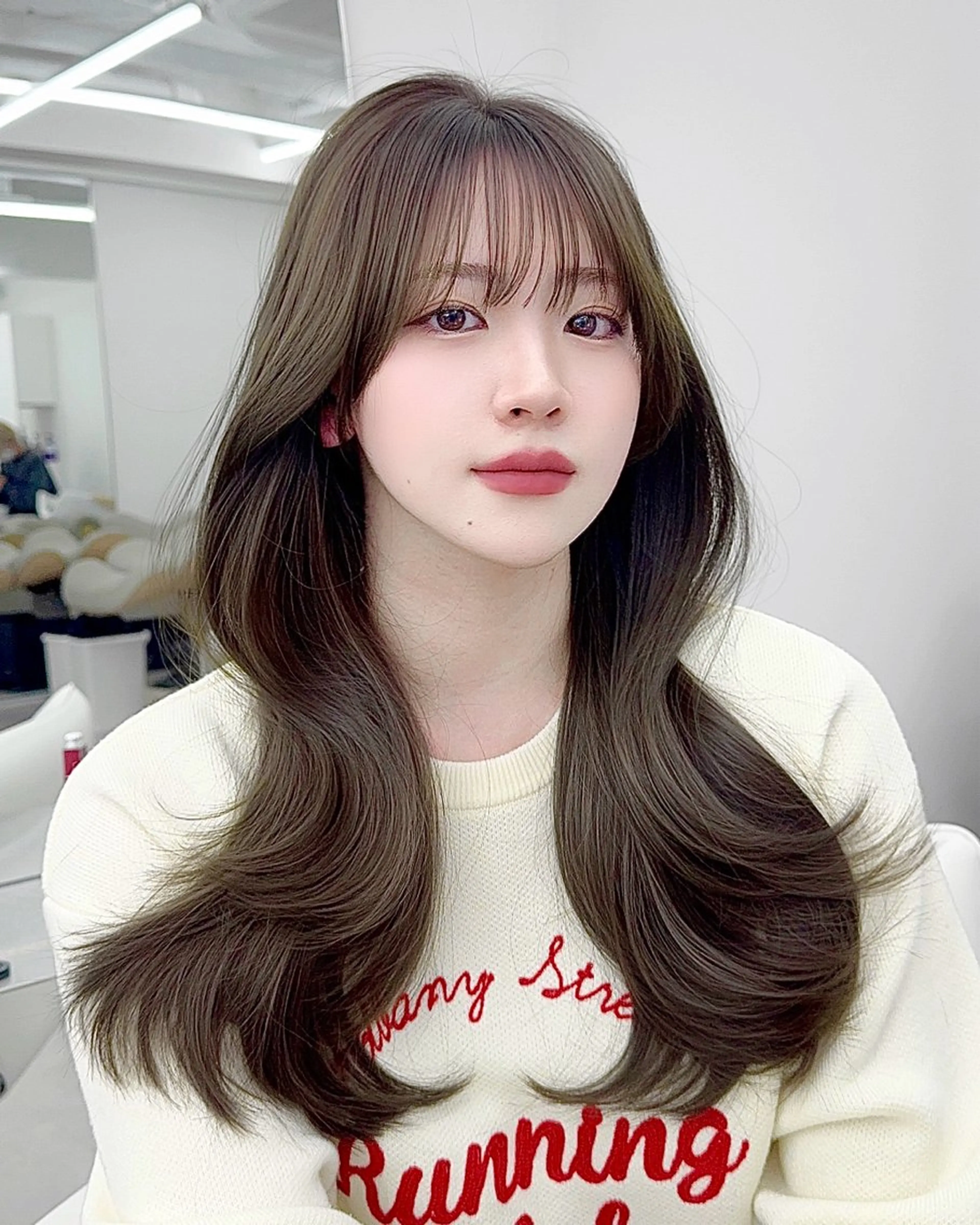 ロング 韓国ヘア　紗希 🦋のヘアスタイル