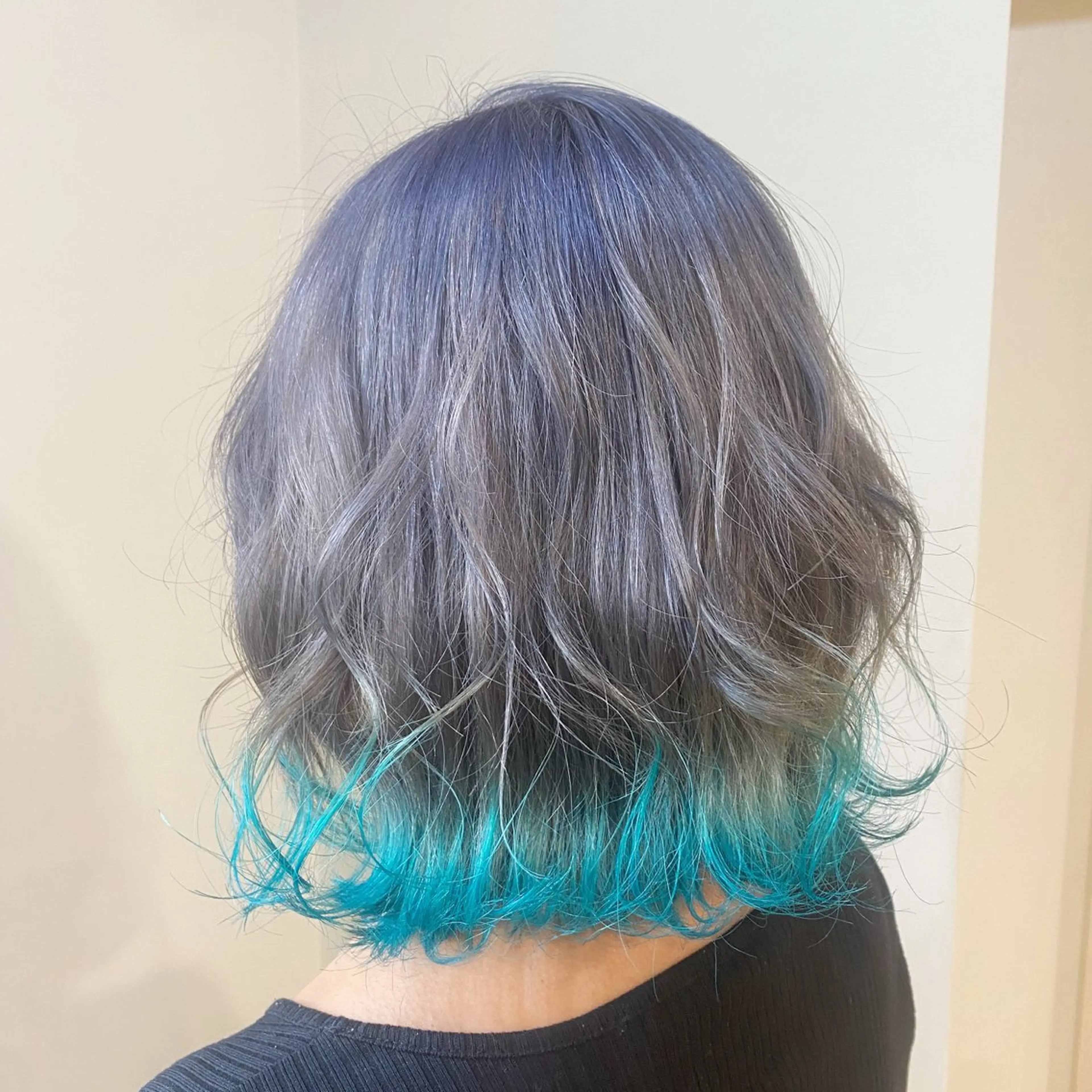 ミディアム カラー デザインカラー ボブ ヘアカラー トリートメント 🌈デザインヘア職人 Kaede🌈のヘアスタイル