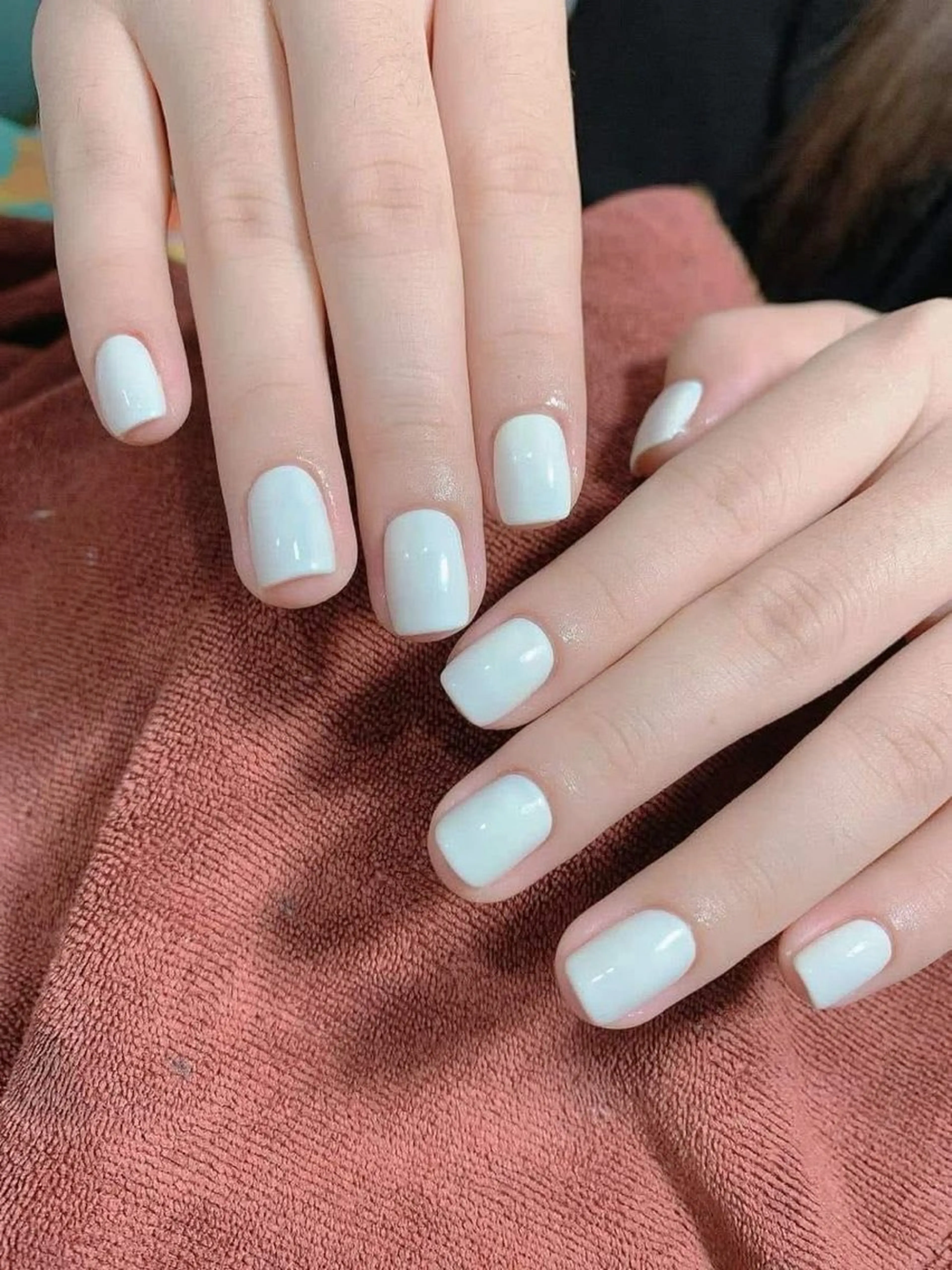 ネイル チークネイル フレンチネイル グラデーション キラキラネイル 韓国ネイル ハンドネイル Minette nailHuongのネイルデザイン