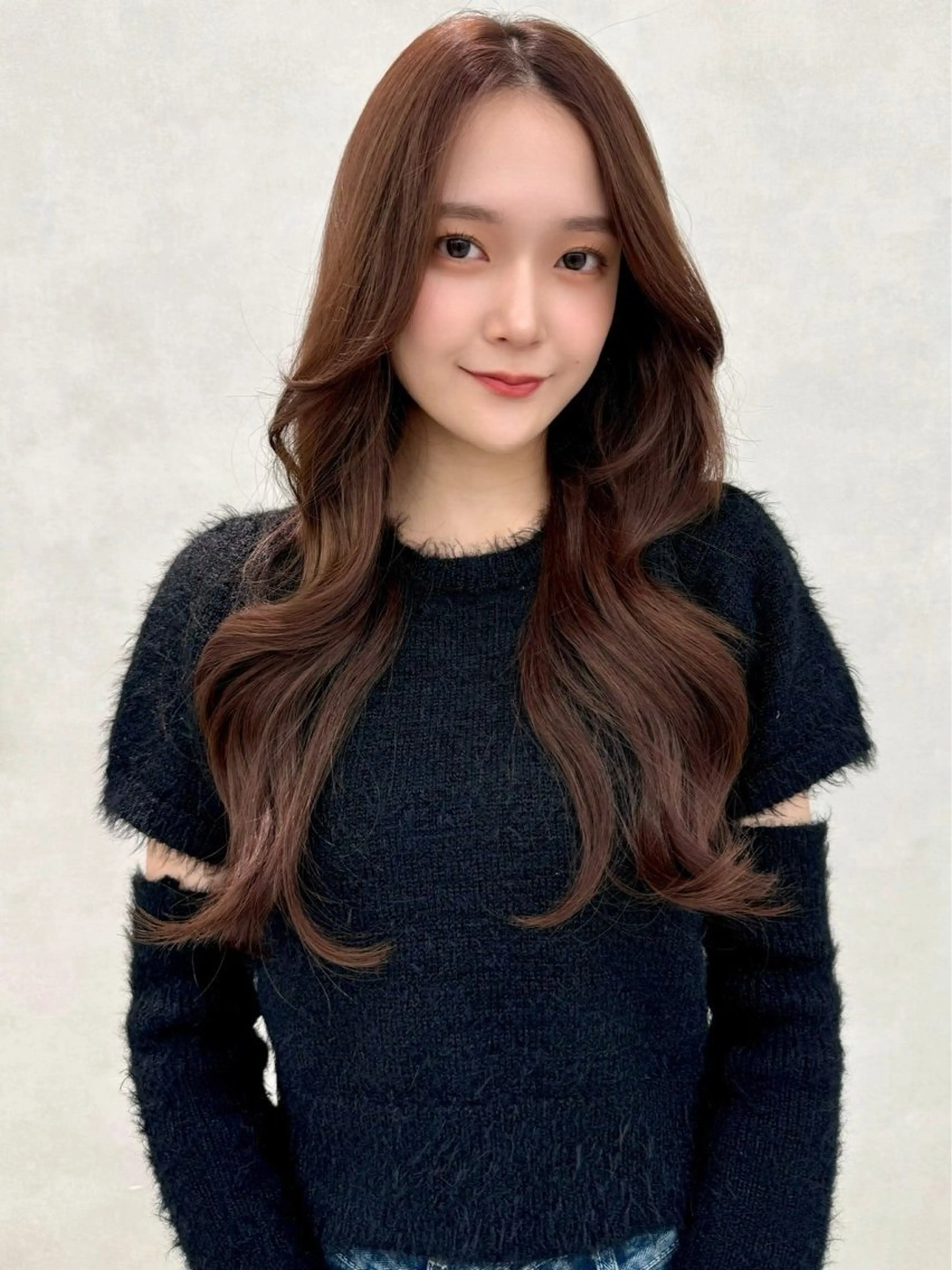 ロング カラー カット ヘアカラー 🇰🇷韓国レイヤー ケアカラー／田川佑紀のヘアスタイル