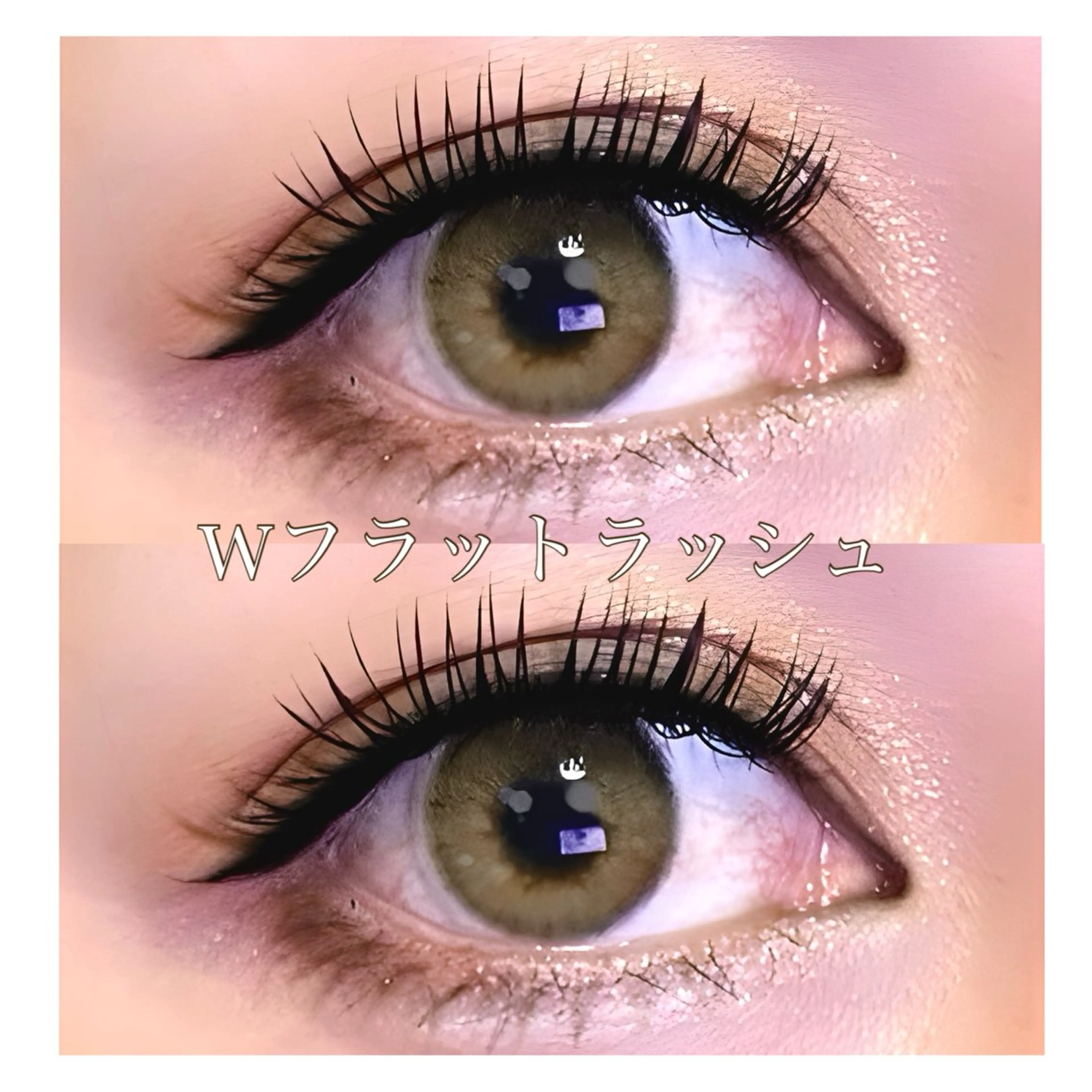 ボリュームMAX♥️2Dフラットラッシュ240本（¥8,800）​〜​320本（¥10,400）オフ別途550円の写真