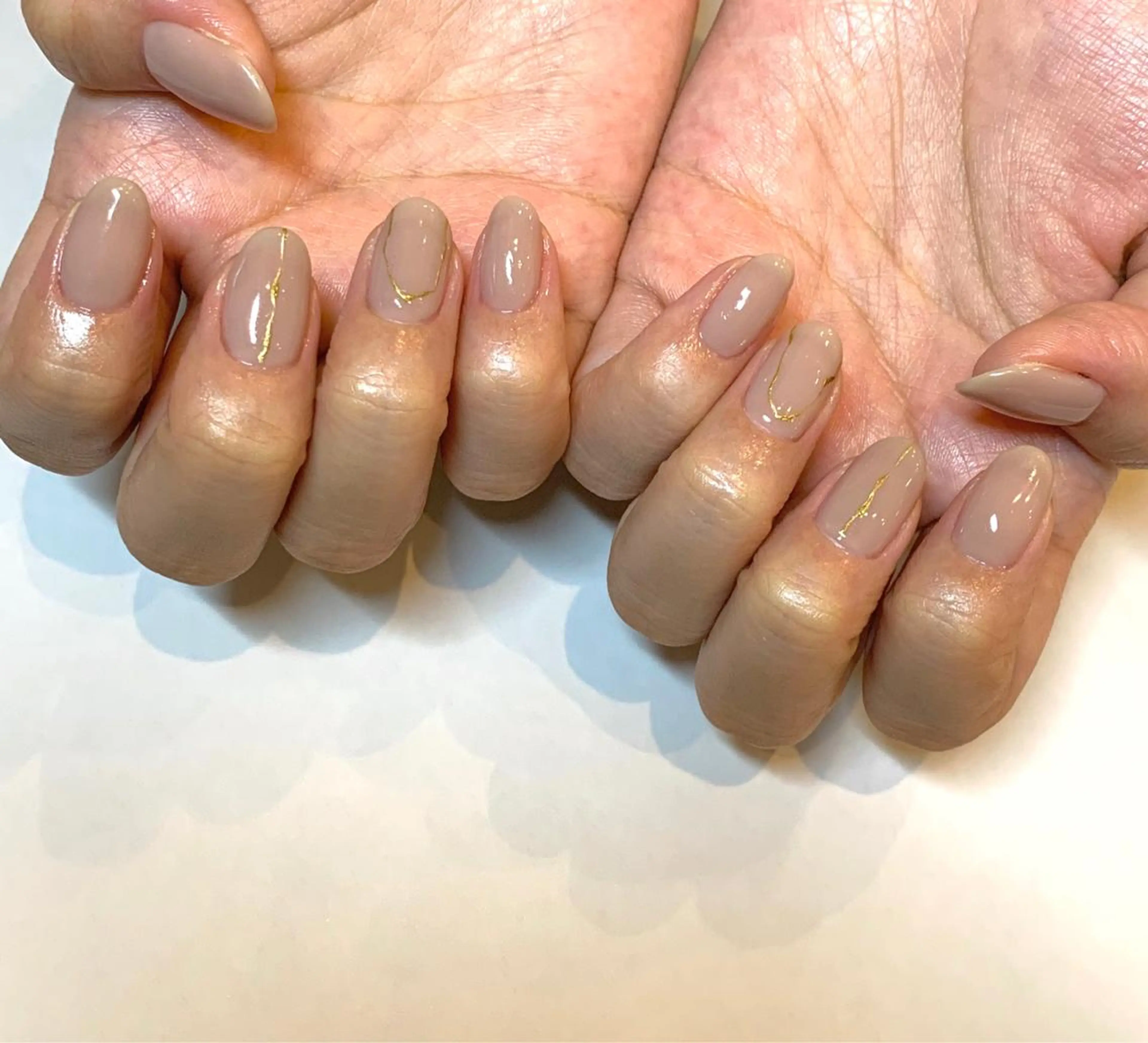 ネイル アートネイル ワンカラーネイル ヒラノ ナナのネイルデザイン