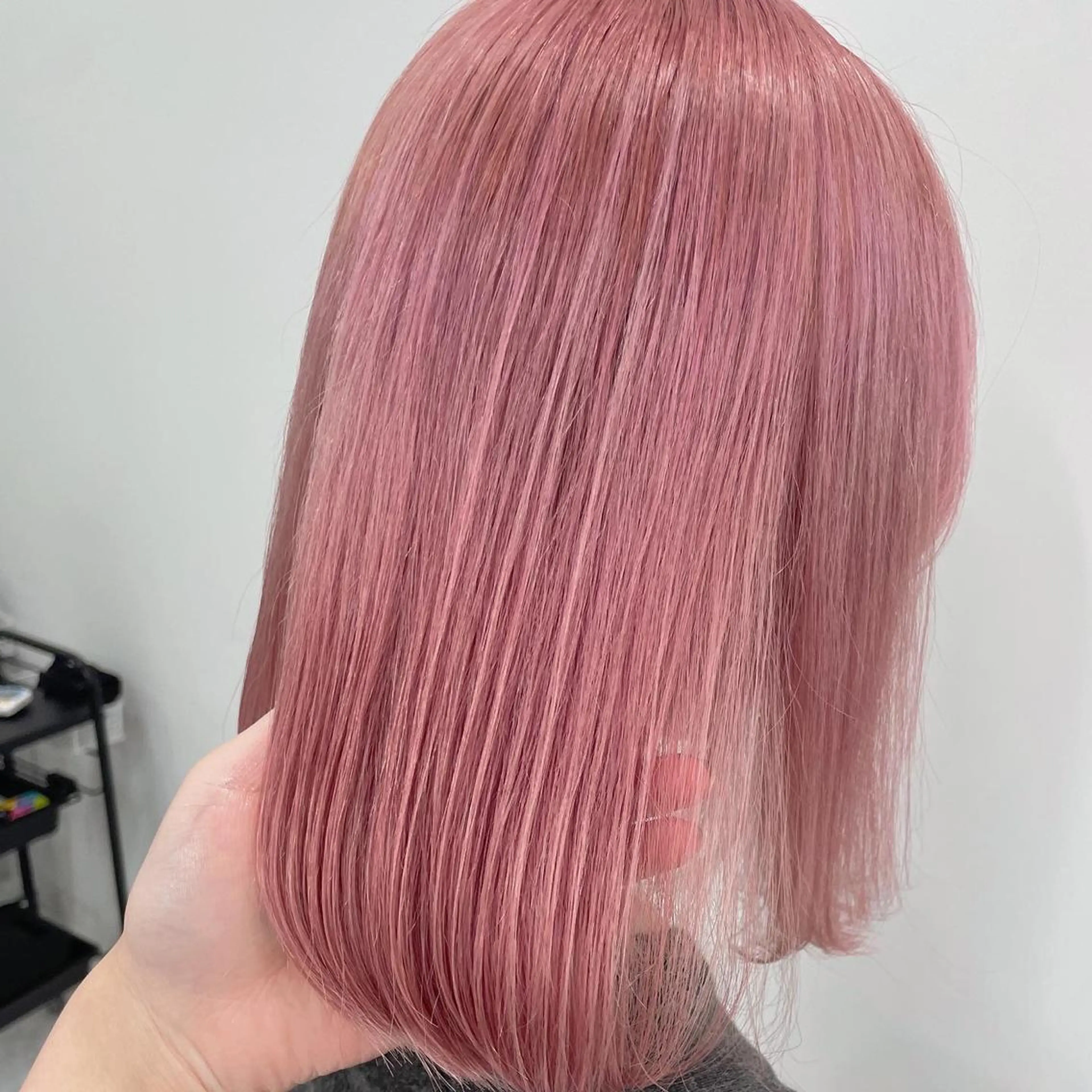 ミディアム カラー ヘアアレンジ Ella所属・nana【艶髪】/ レイヤー/縮毛矯正のヘアスタイル