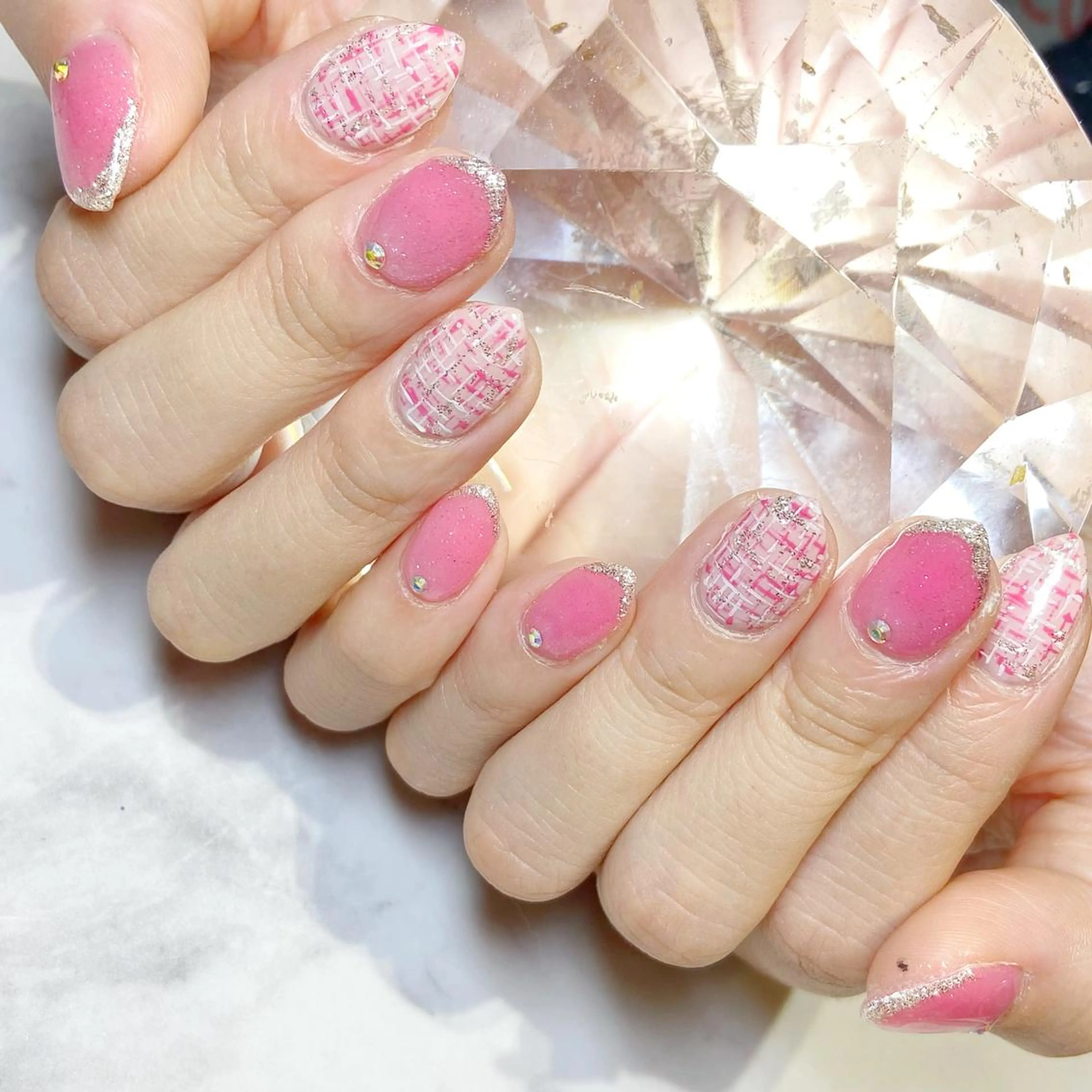 ネイル ジェルネイル あ きのネイルデザイン