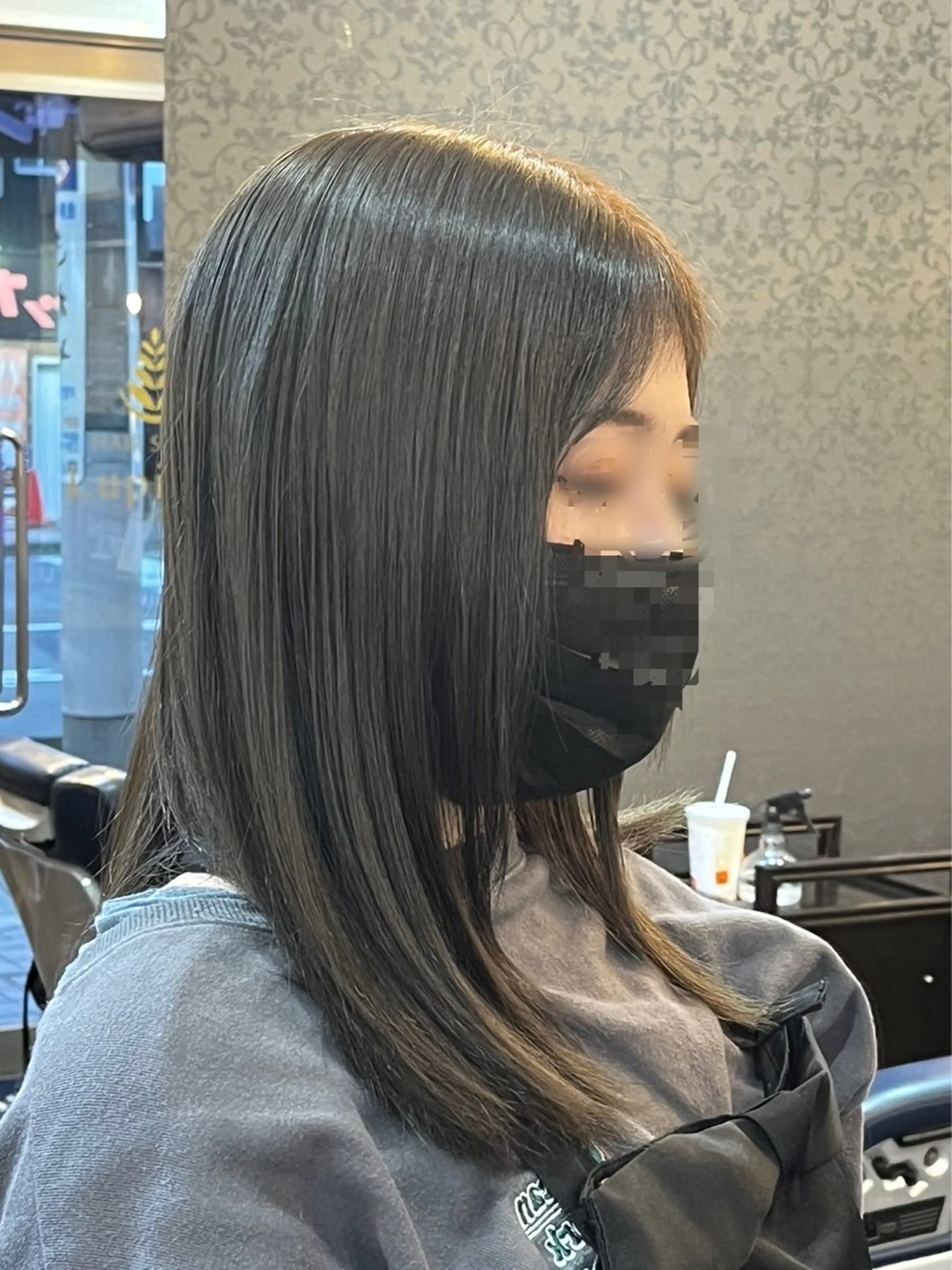 ロング 髪質改善 トリートメント トリートメント ルピナス中田店長 山口大地のヘアスタイル